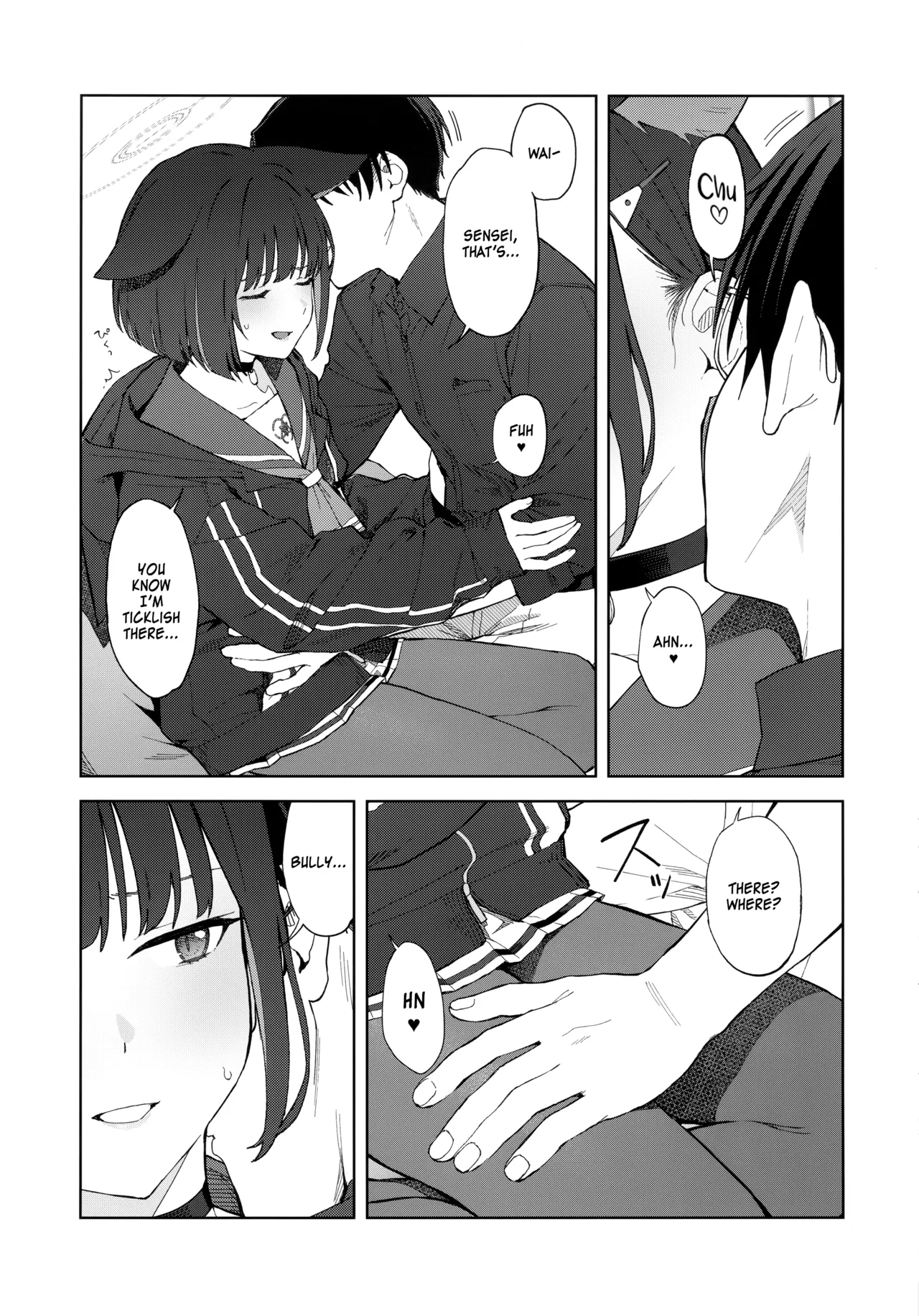 Konya wa Kuroneko to. | A Night with a Black Cat. page 12 featuring kazusa kyouyama blue archive parody - sole female sole male hentai manga - read online free
