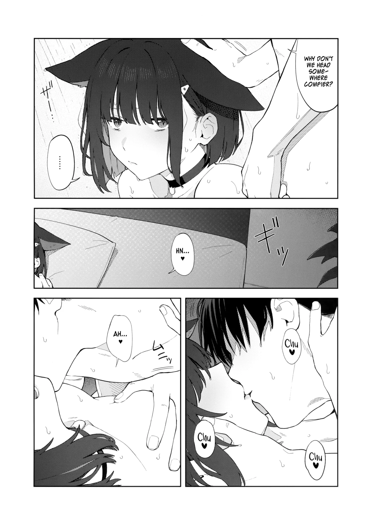Konya wa Kuroneko to. | A Night with a Black Cat. page 30 featuring kazusa kyouyama blue archive parody - sole female sole male hentai manga - read online free