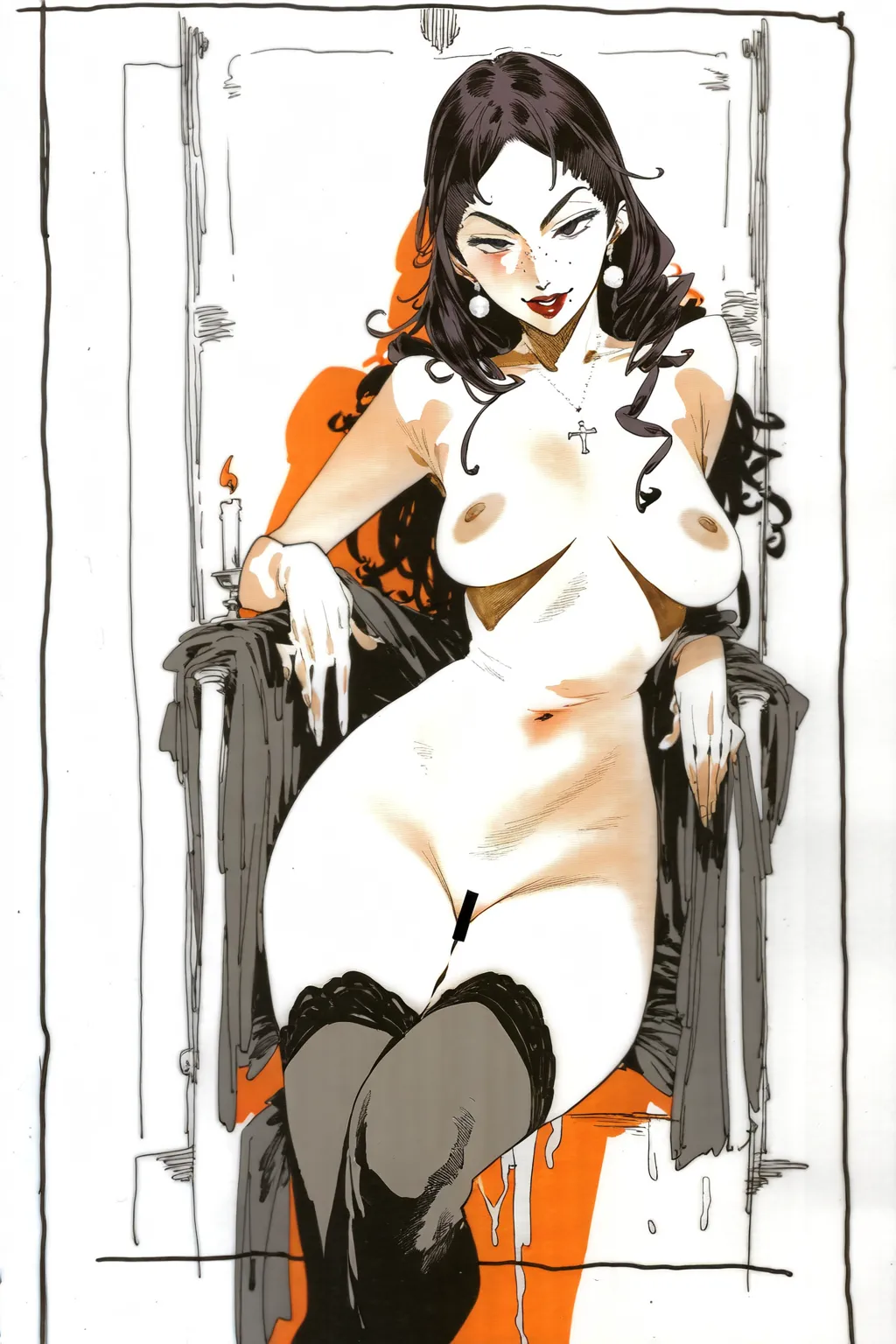 SUCCUBUS WORLD page 198 - nakadashi stockings hentai manga - read online free