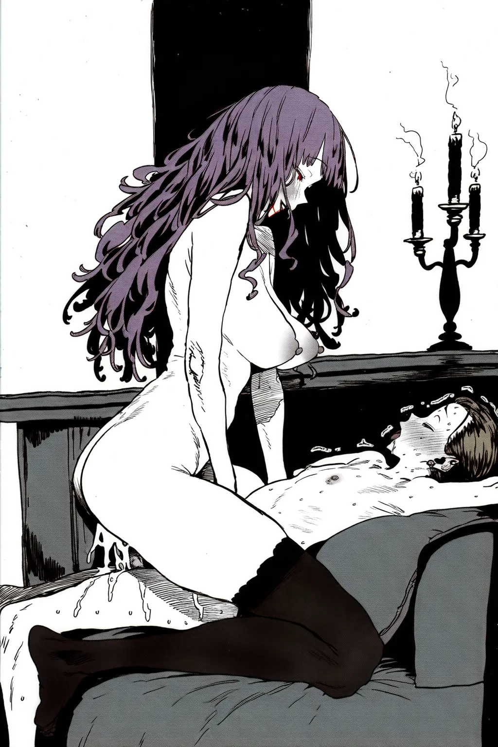 SUCCUBUS WORLD page 220 - nakadashi stockings hentai manga - read online free