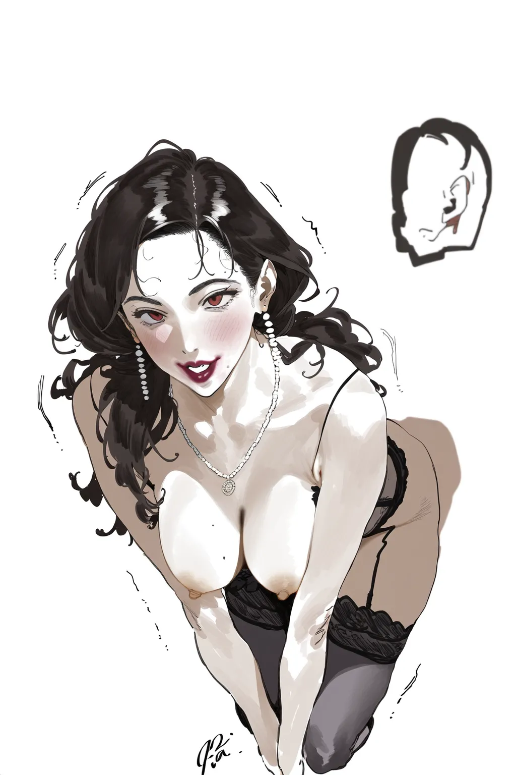 SUCCUBUS WORLD page 284 - nakadashi stockings hentai manga - read online free
