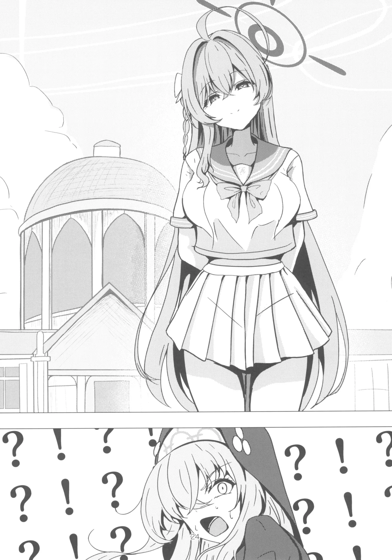 Sakurako-sama wa Benkyou Shitai page 23 featuring sakurako utazumi blue archive parody - nun masturbation hentai manga - read online free