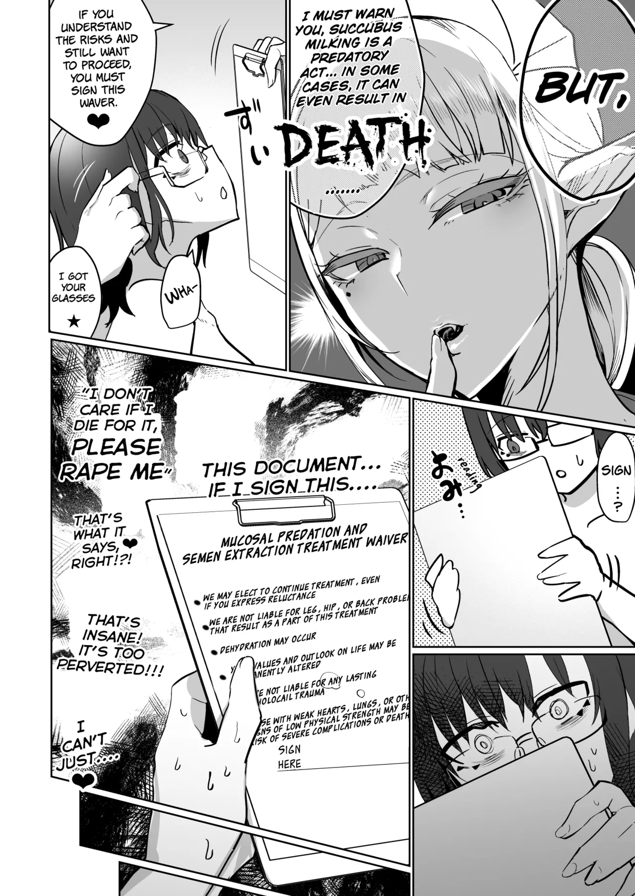 Futanari Chiryou Succubus Clinic page 22 original parody - futanari kissing hentai manga - read online free