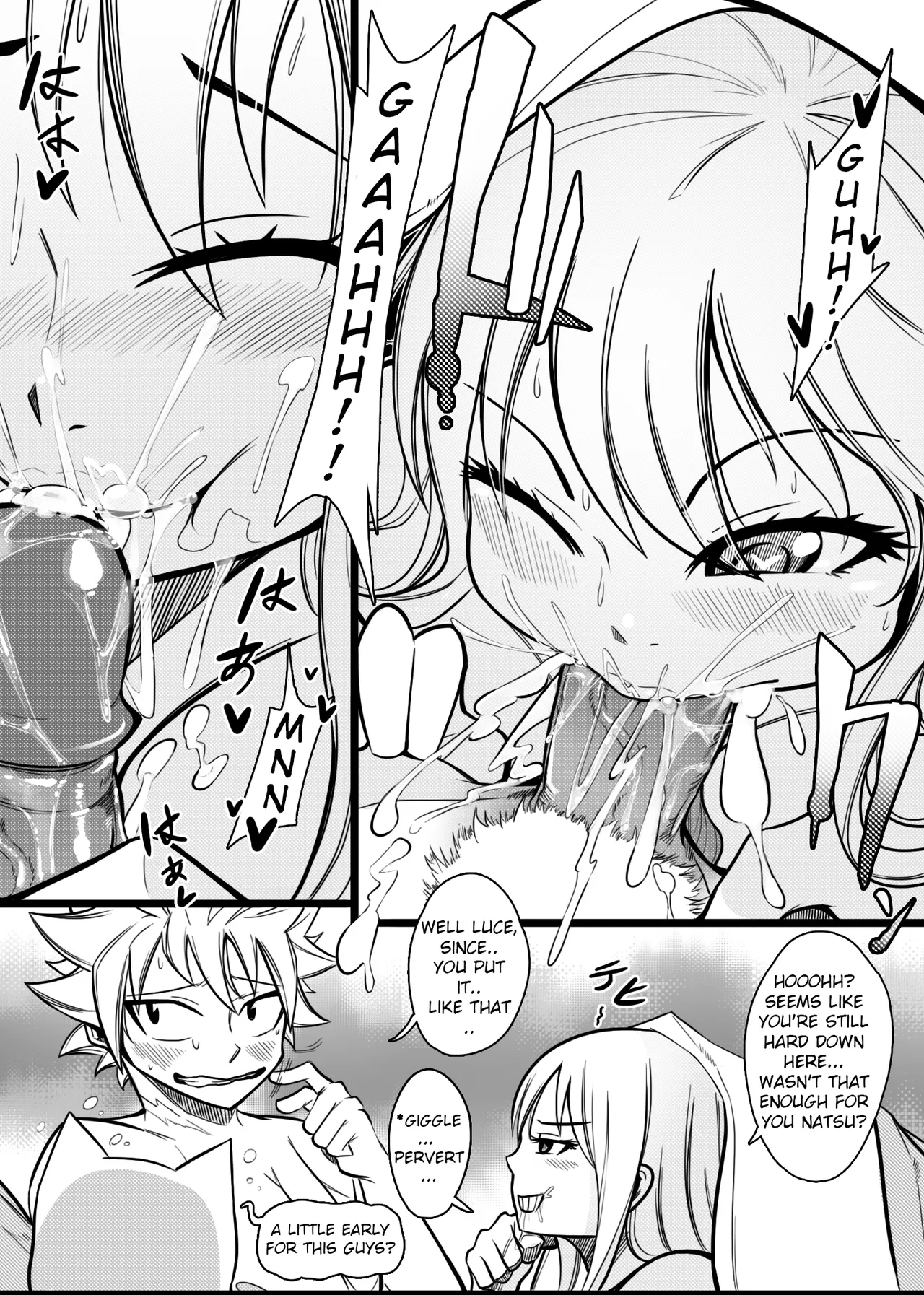 Fairy Heat 1 Doujin + Bonus page 20 featuring lucy heartfilia fairy tail parody - sweating kissing hentai manga - read online free