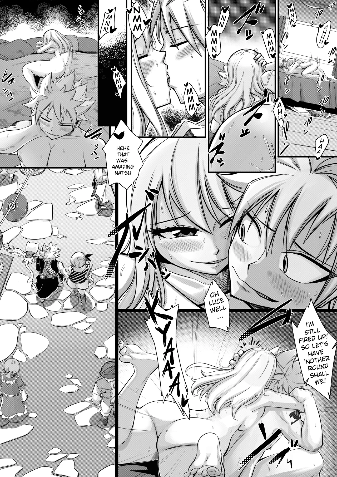 Fairy Heat 2 Doujin page 10 featuring natsu dragneel fairy tail parody - sole female sole male hentai manga - read online free