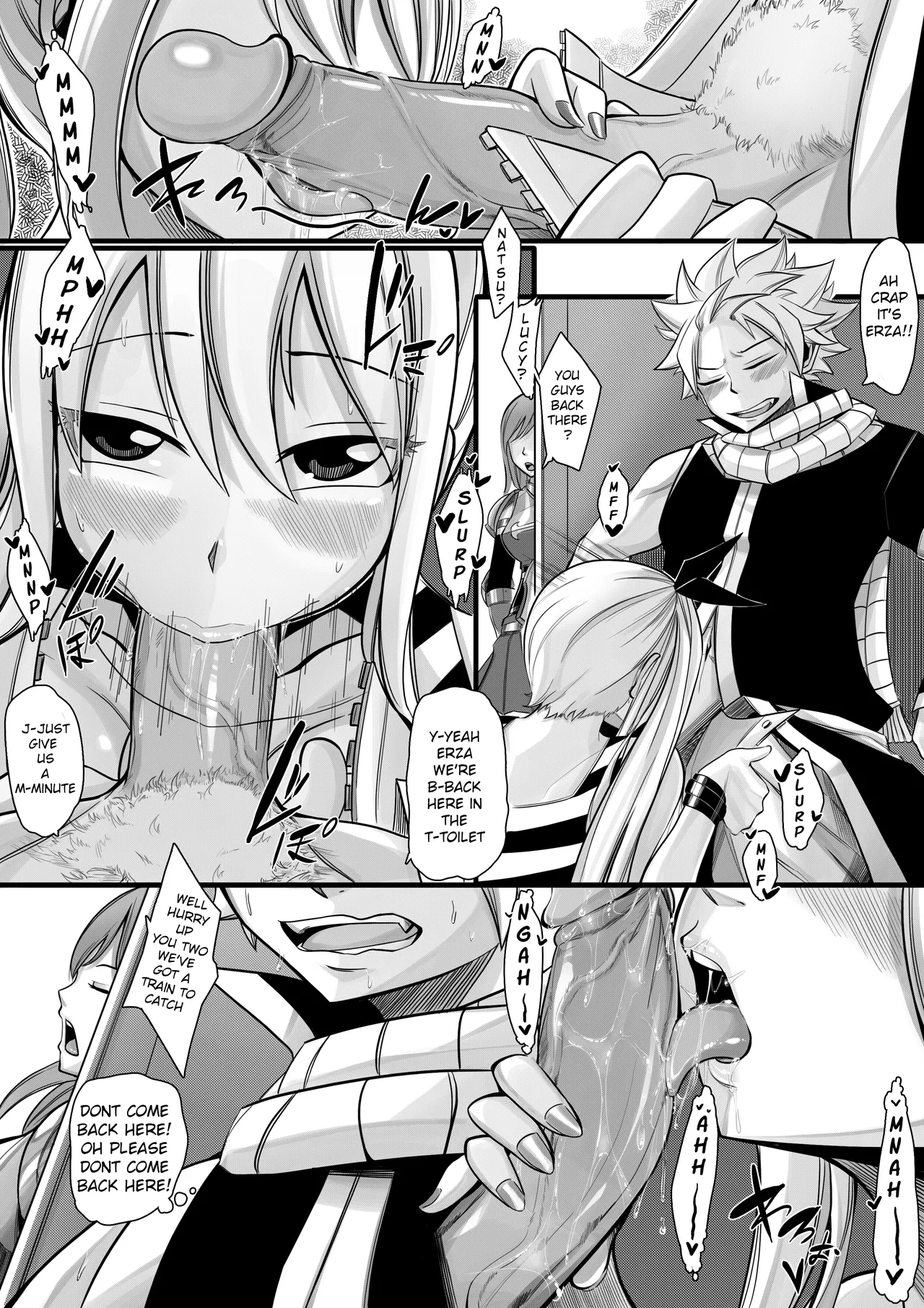 Fairy Heat 2 Doujin page 13 featuring lucy heartfilia fairy tail parody - sweating kissing hentai manga - read online free