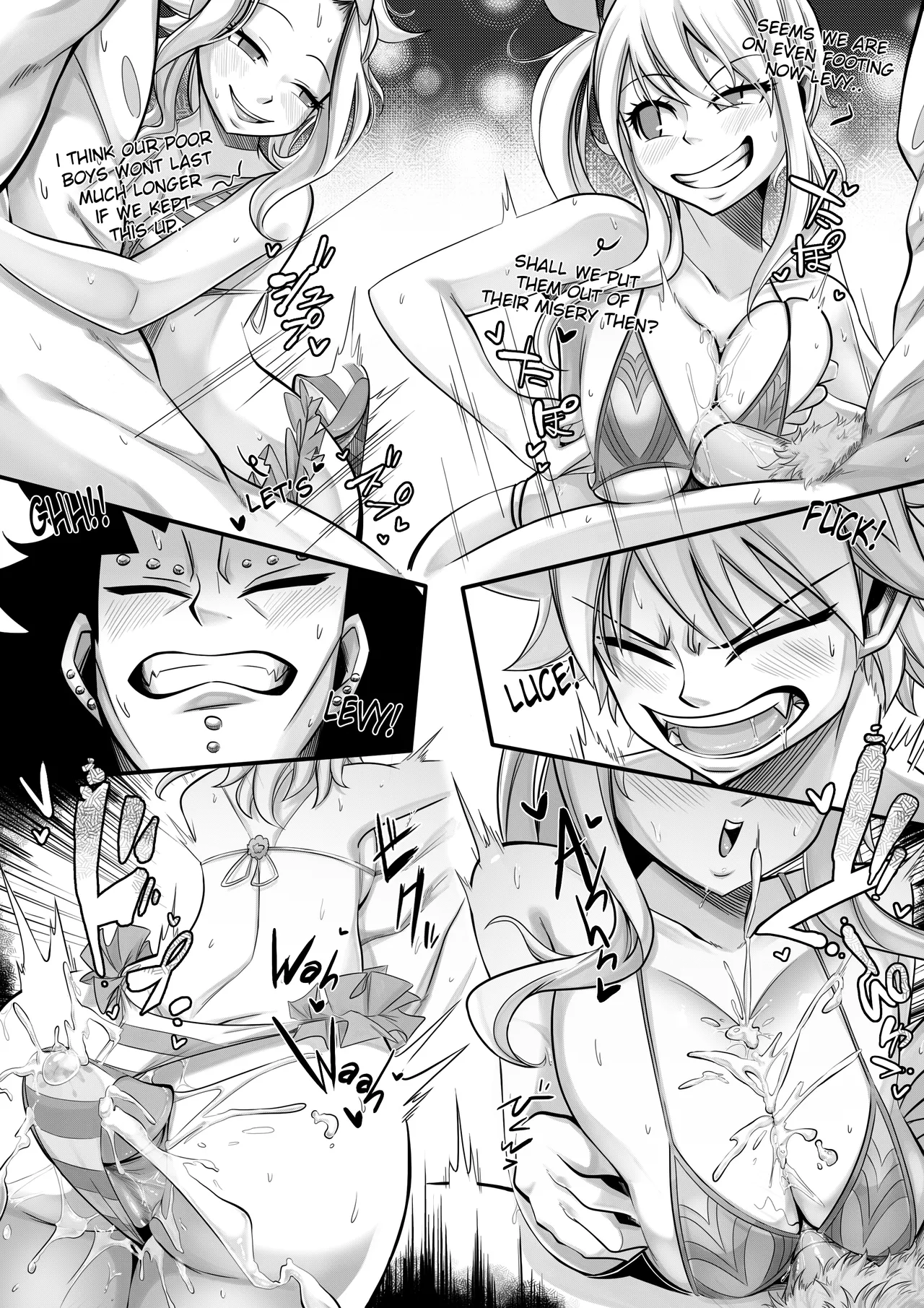 Summer Dragon Taming Doujin page 12 featuring natsu dragneel fairy tail parody - nakadashi paizuri hentai manga - read online free