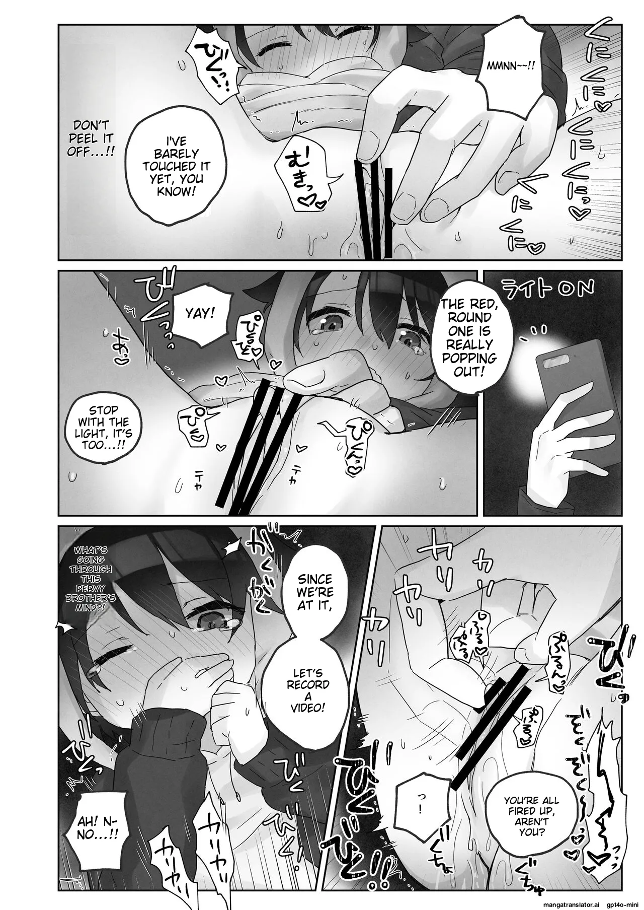 Samuzora no Shita, Imouto o Te dake de Ikasemakuru page 28 original parody - no penetration rough translation hentai manga - read online free
