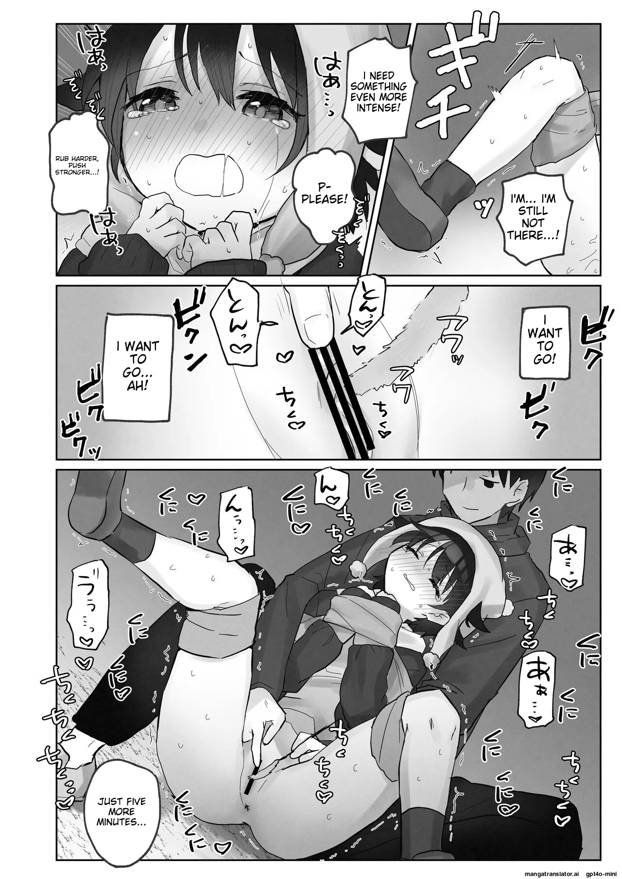 Samuzora no Shita, Imouto o Te dake de Ikasemakuru page 34 original parody - no penetration rough translation hentai manga - read online free