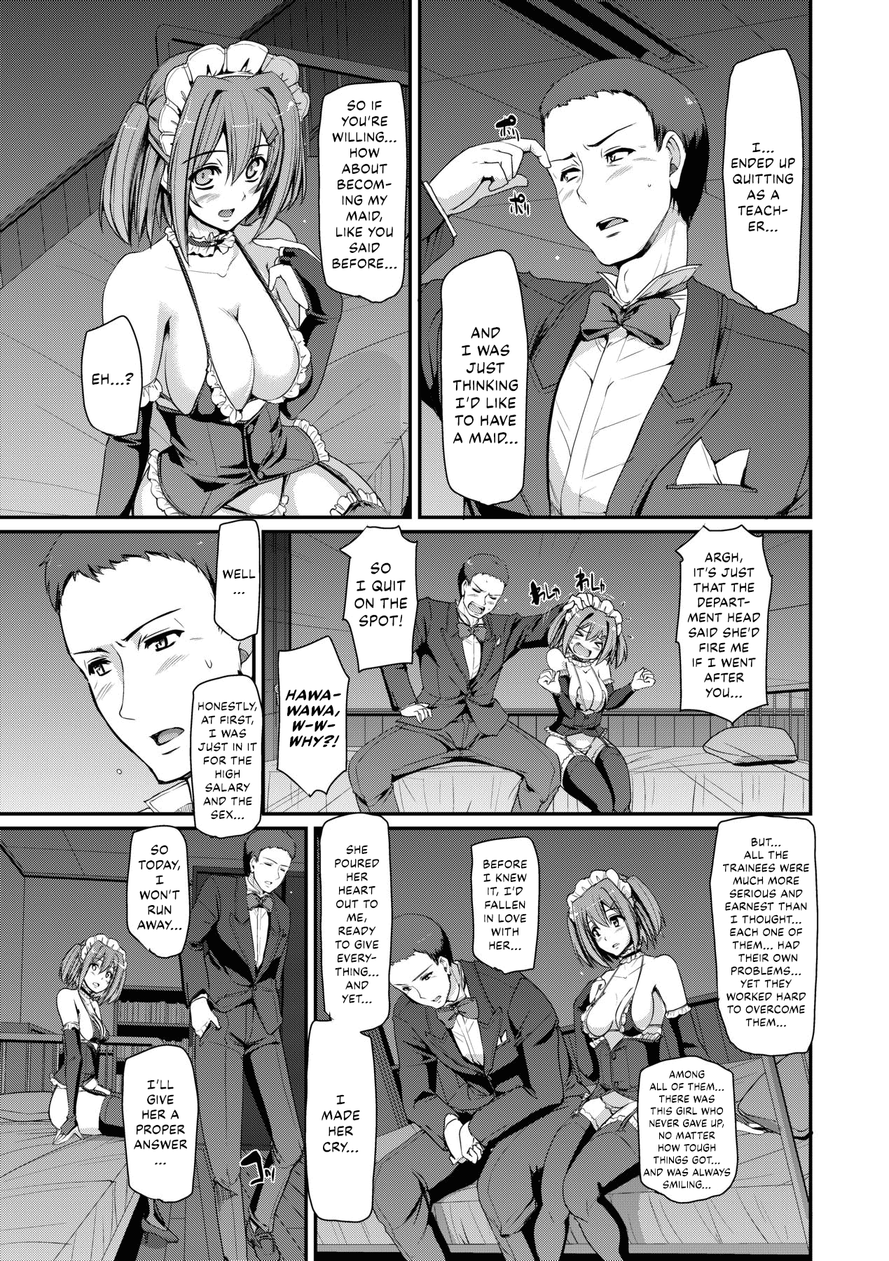 Maid Gakuen e Youkoso!! - Welcome to Maid Academy page 137 - maid kissing hentai manga - read online free