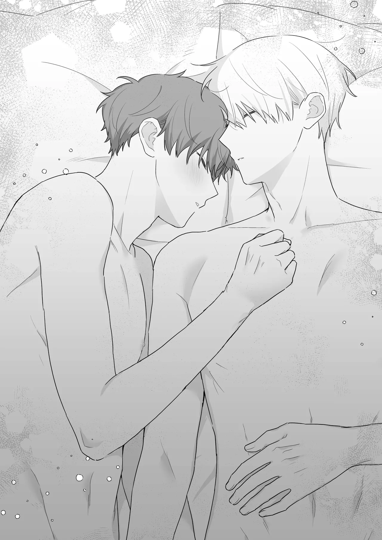 Kyuuketsuki to Ningen no BL Kiss Mark Hen page 63 original parody - kissing vampire hentai manga - read online free