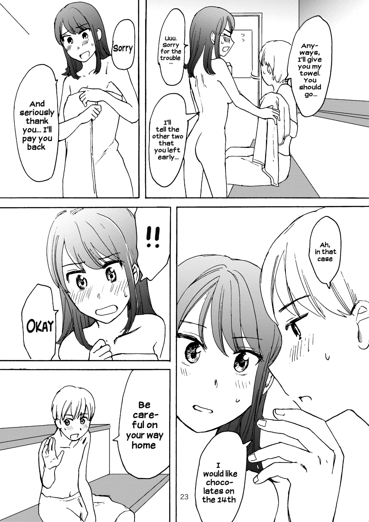 Ai no Onsen Pool | The Hot Spring Pool of Love page 21 original parody - no penetration clothed male nude female hentai manga - read online free