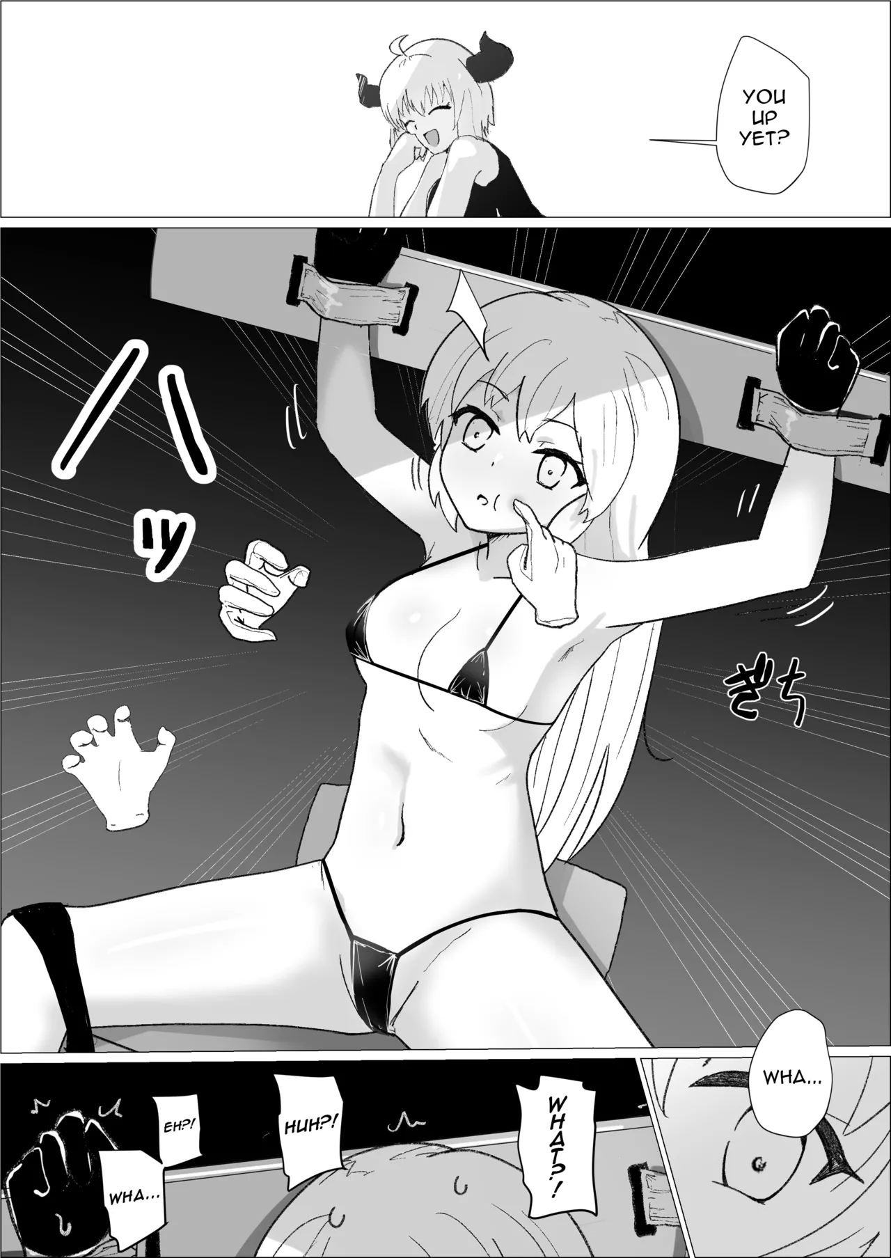 Serea no Kusuguri Dungeon | Serea's Tickling Dungeon page 12 original parody - sole female blindfold hentai manga - read online free