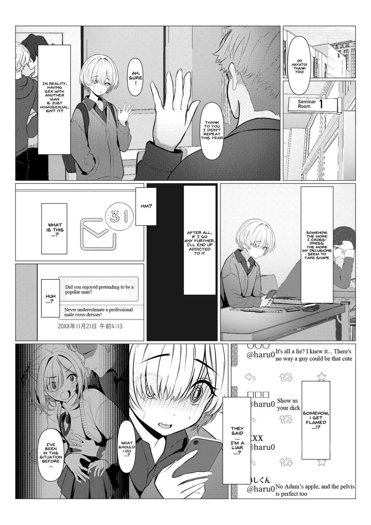 [Oden Ohgan (TuriSasu)] Hayato-sensei no Mesu-ka Karute Daigaku-hen | Dr. Hayato's Feminization Medical Record ~University Edition~ [English] [Mk45 Translation] [Digital] page 35 original parody - masturbation schoolgirl uniform hentai manga - read online free