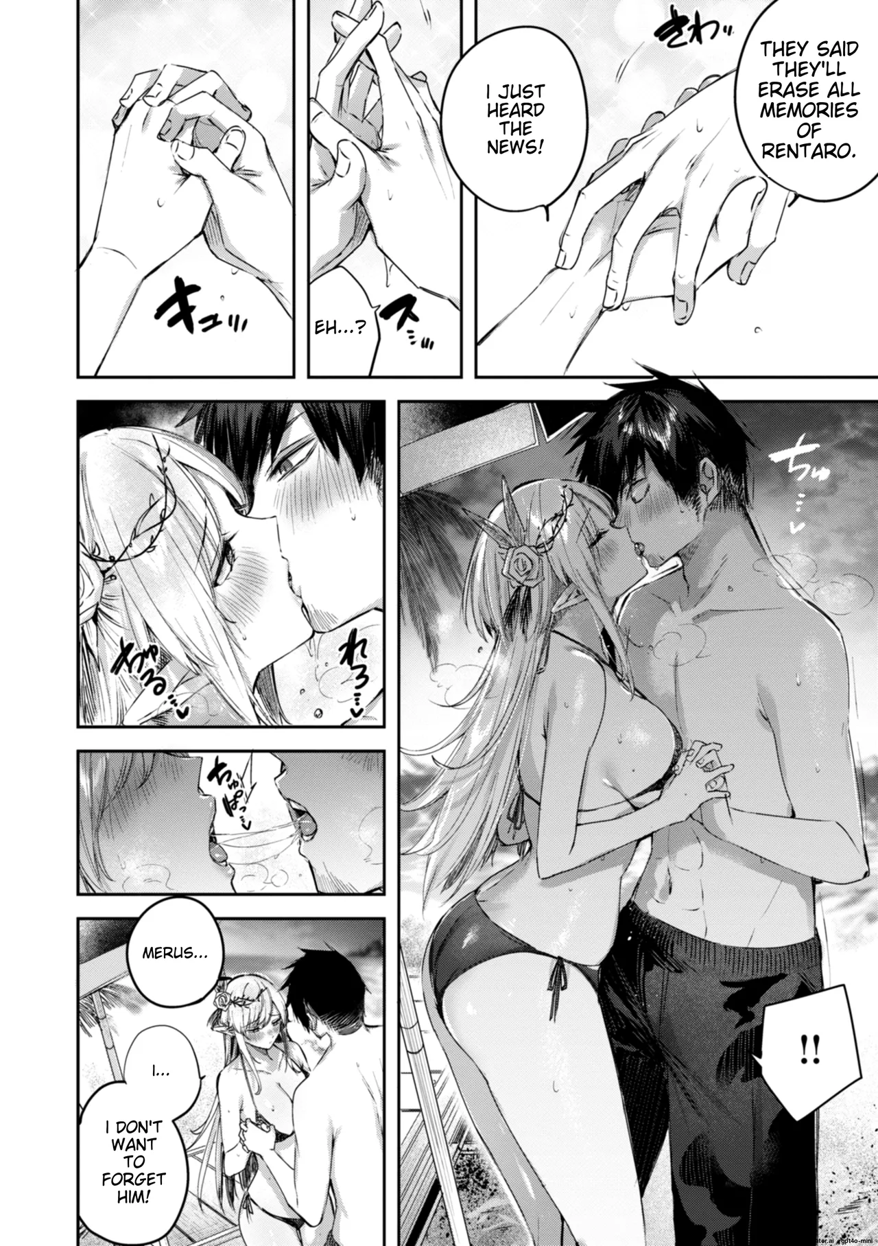Dokushin Hunter no Deai wa Elf no Mori de | The Single Hunter Meets Girl in The Elven Forest page 117 - elf big breasts hentai manga - read online free