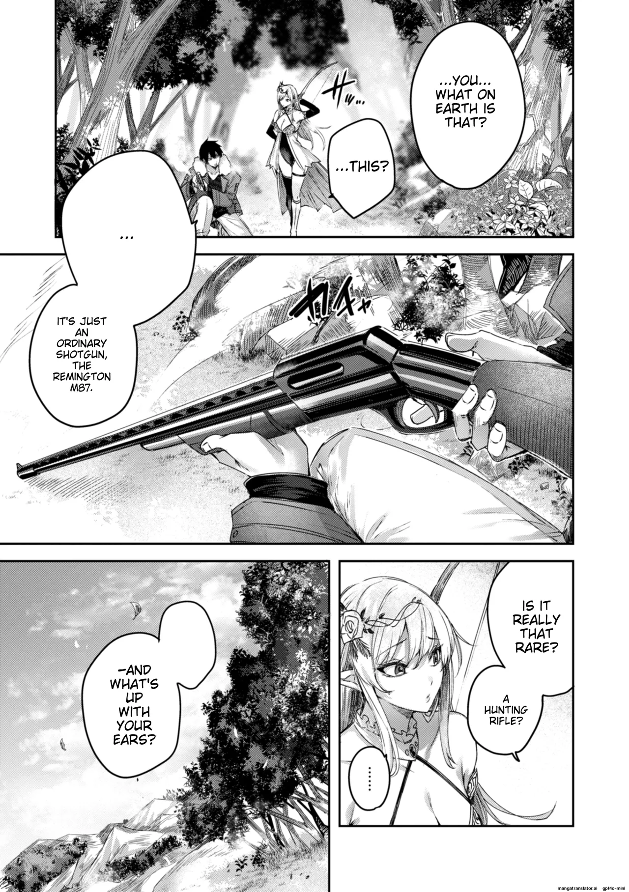 Dokushin Hunter no Deai wa Elf no Mori de | The Single Hunter Meets Girl in The Elven Forest page 12 - elf big breasts hentai manga - read online free