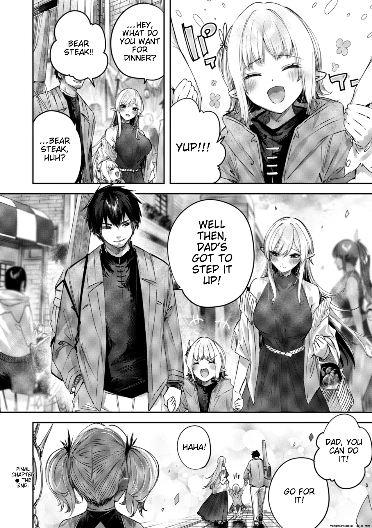 Dokushin Hunter no Deai wa Elf no Mori de | The Single Hunter Meets Girl in The Elven Forest page 133 - rough translation big breasts hentai manga - read online free