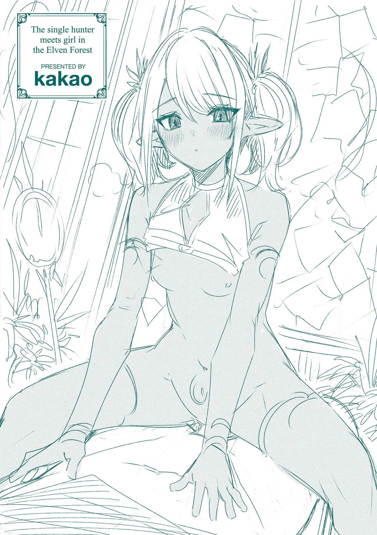 Dokushin Hunter no Deai wa Elf no Mori de | The Single Hunter Meets Girl in The Elven Forest page 171 - rough translation big breasts hentai manga - read online free