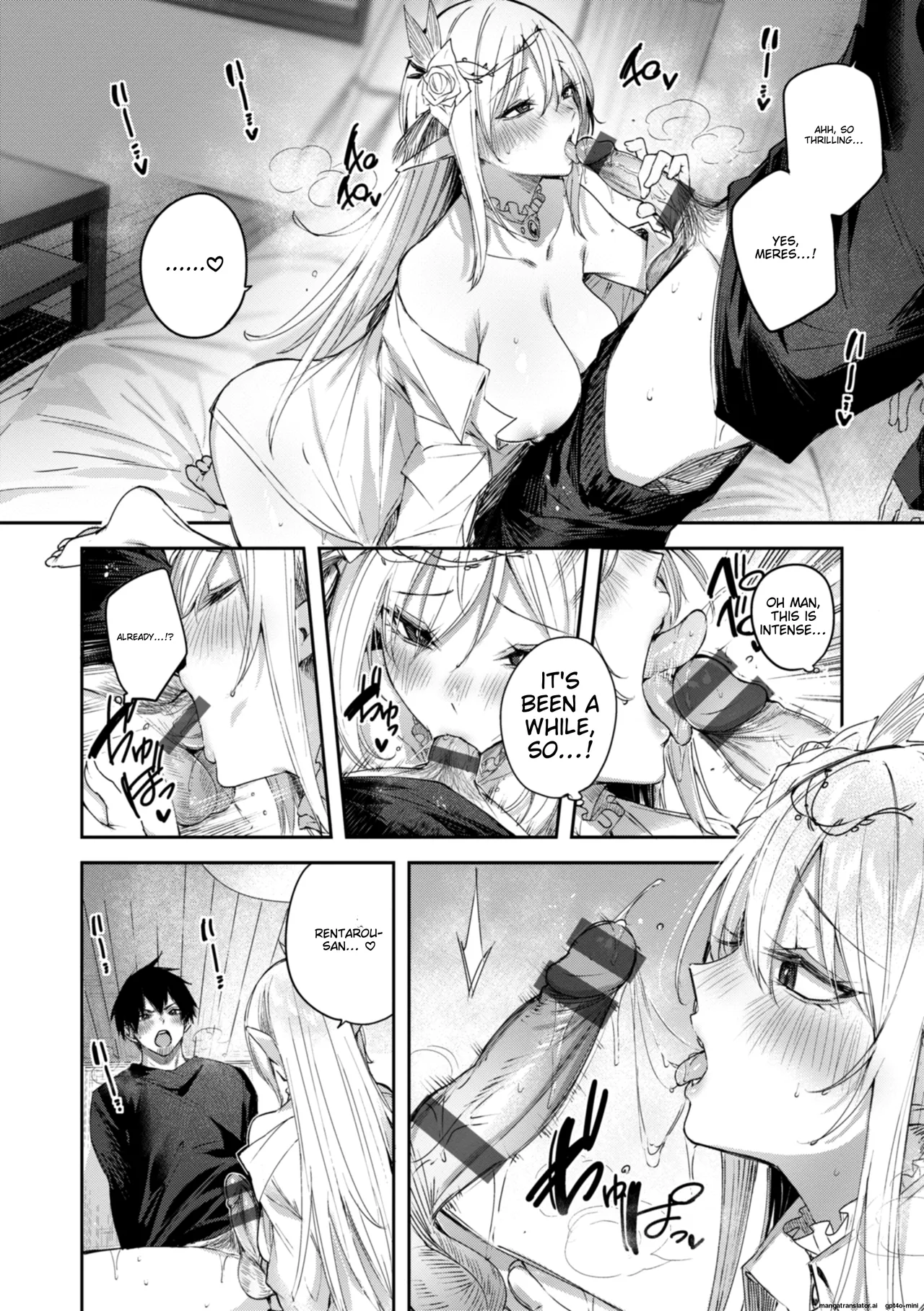 Dokushin Hunter no Deai wa Elf no Mori de | The Single Hunter Meets Girl in The Elven Forest page 65 - elf big breasts hentai manga - read online free