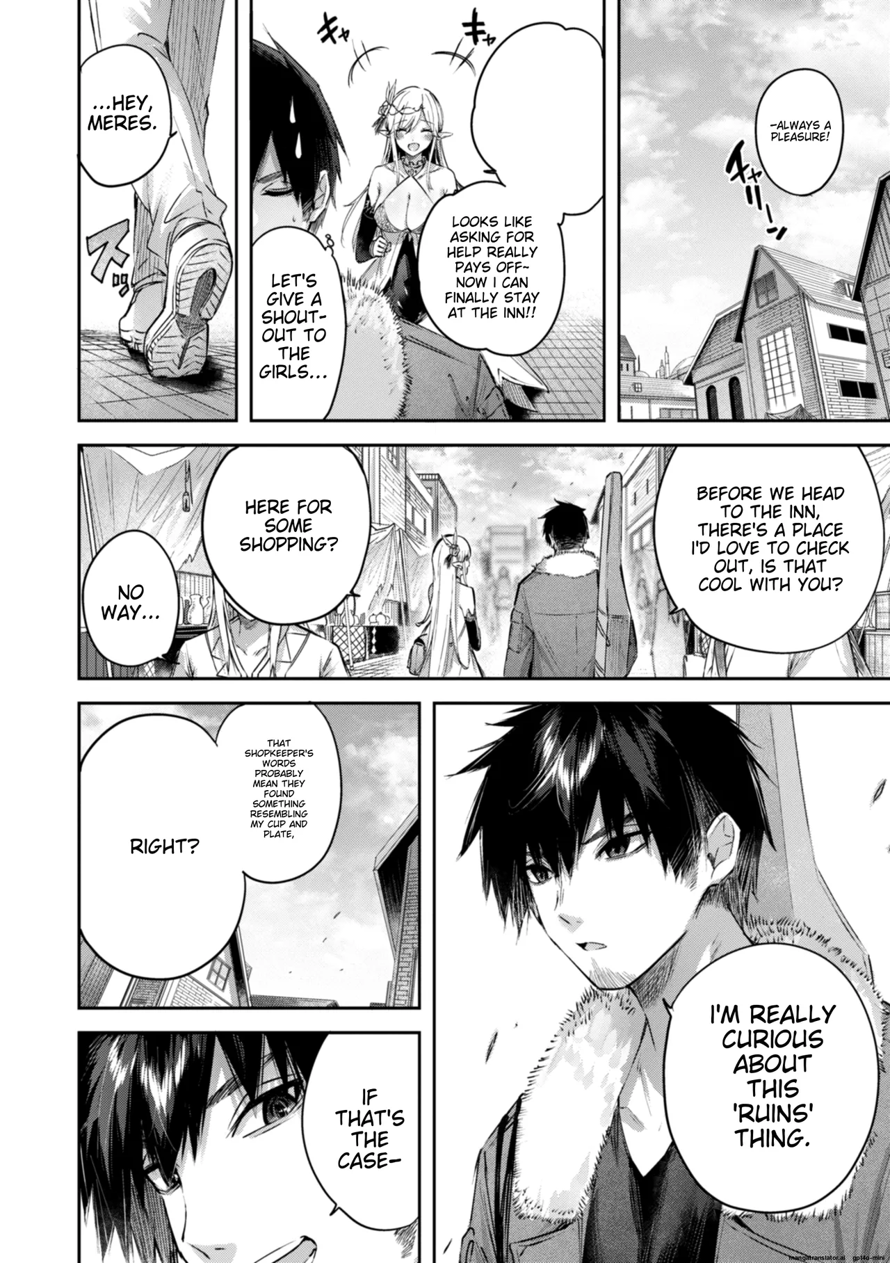 Dokushin Hunter no Deai wa Elf no Mori de | The Single Hunter Meets Girl in The Elven Forest page 81 - elf big breasts hentai manga - read online free