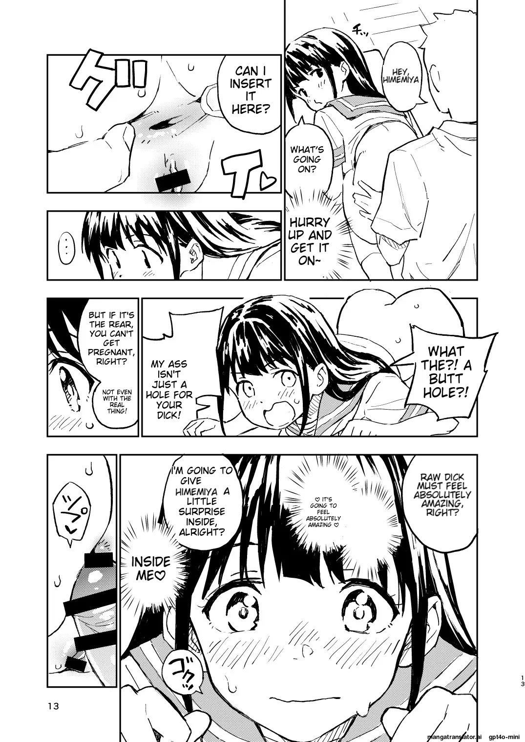 1-kagetsu Ninshin Shinakereba Otoko ni Modoreru Hanashi 2 page 14 original parody - mmf threesome group hentai manga - read online free
