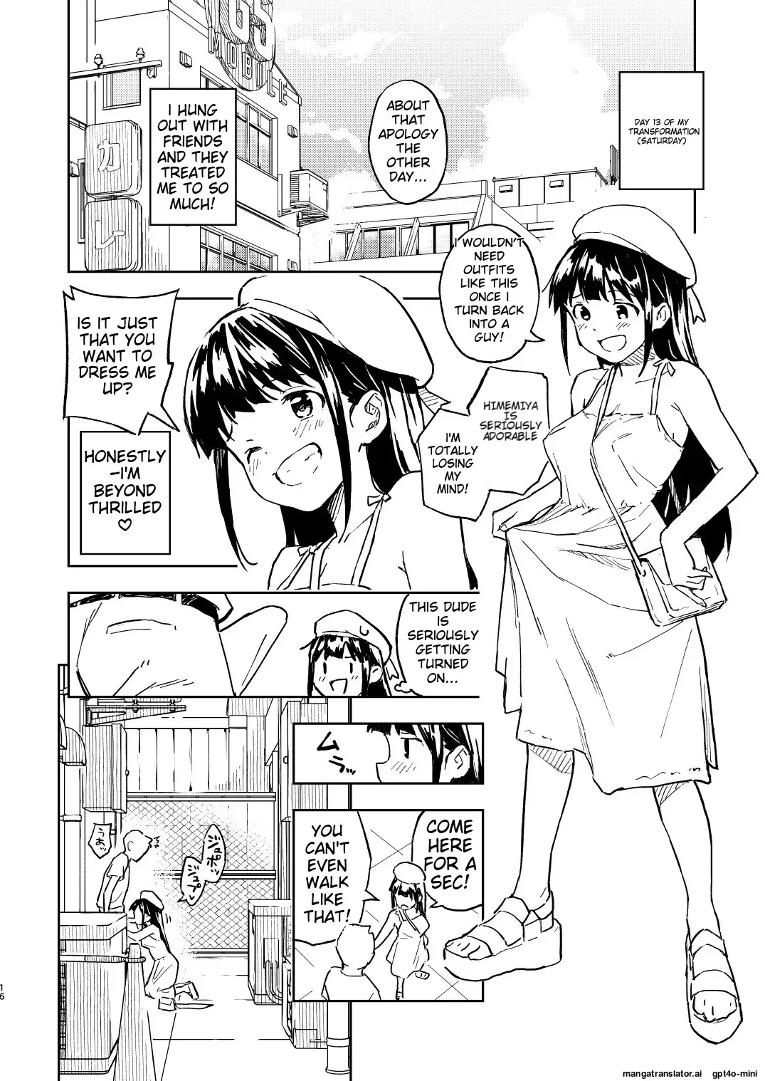 1-kagetsu Ninshin Shinakereba Otoko ni Modoreru Hanashi 2 page 17 original parody - sole female rough translation hentai manga - read online free