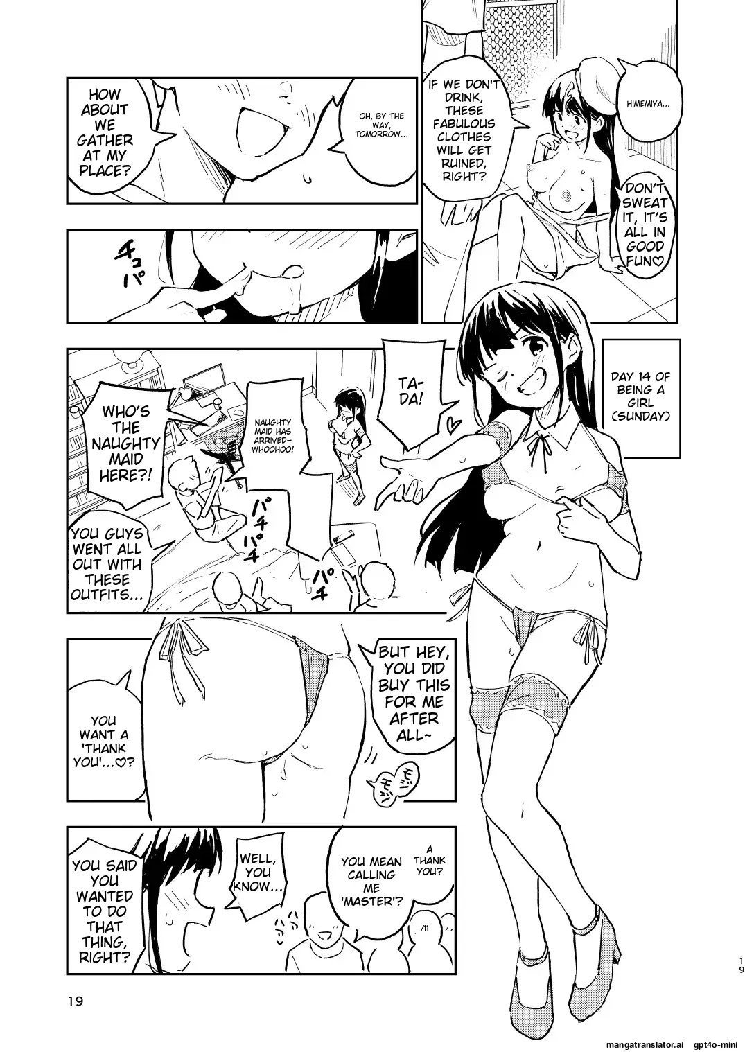 1-kagetsu Ninshin Shinakereba Otoko ni Modoreru Hanashi 2 page 20 original parody - mmf threesome group hentai manga - read online free
