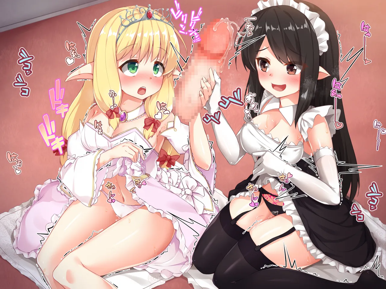 futanari ni ochita Erufu no himegimi to nikuyoku ni shizumu ōkyū page 32 original parody - ahegao dark skin hentai manga - read online free