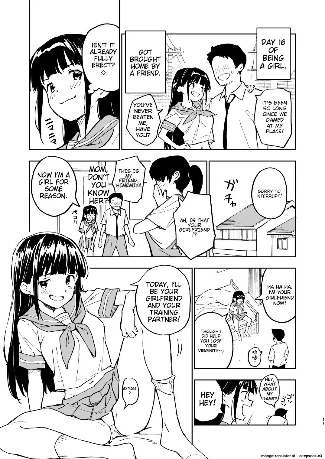 1-kagetsu Ninshin Shinakereba Otoko ni Modoreru Hanashi 3 page 11 original parody - sole female nakadashi hentai manga - read online free