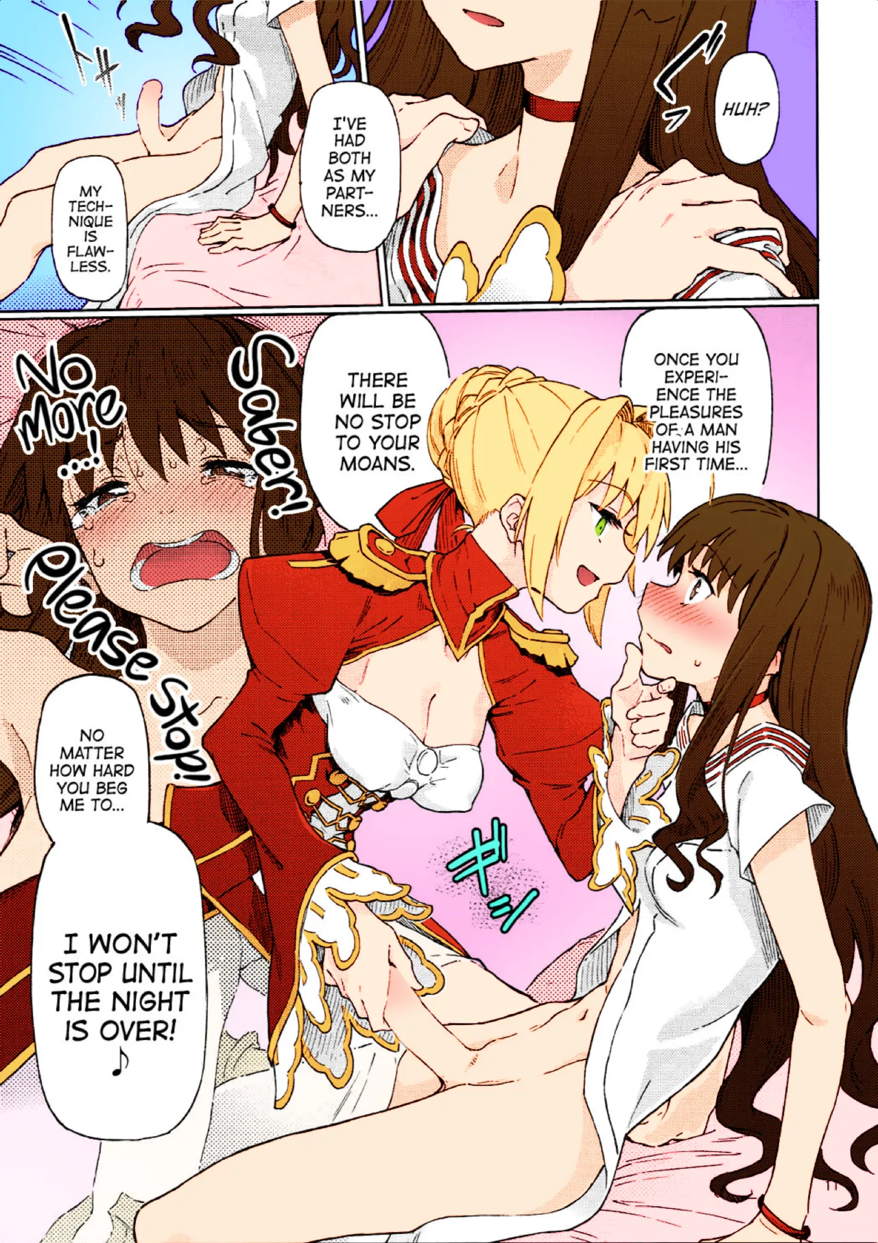 Koutei Tokken sEXtella | Imperial Privilege sEXtella page 12 featuring red saber fate extra parody - shemale full color hentai manga - read online free
