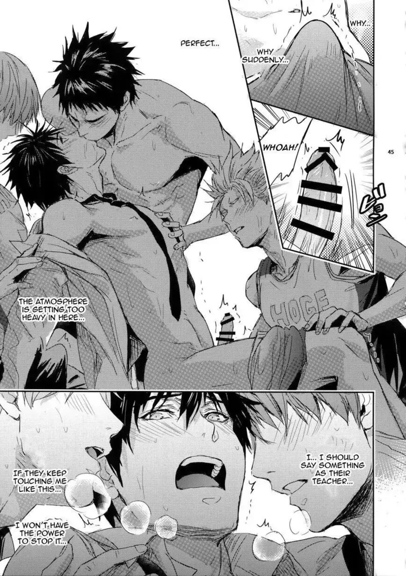 Sensei wa Nekketsu ga Areba Juubunda! page 44 original parody - big penis group hentai manga - read online free