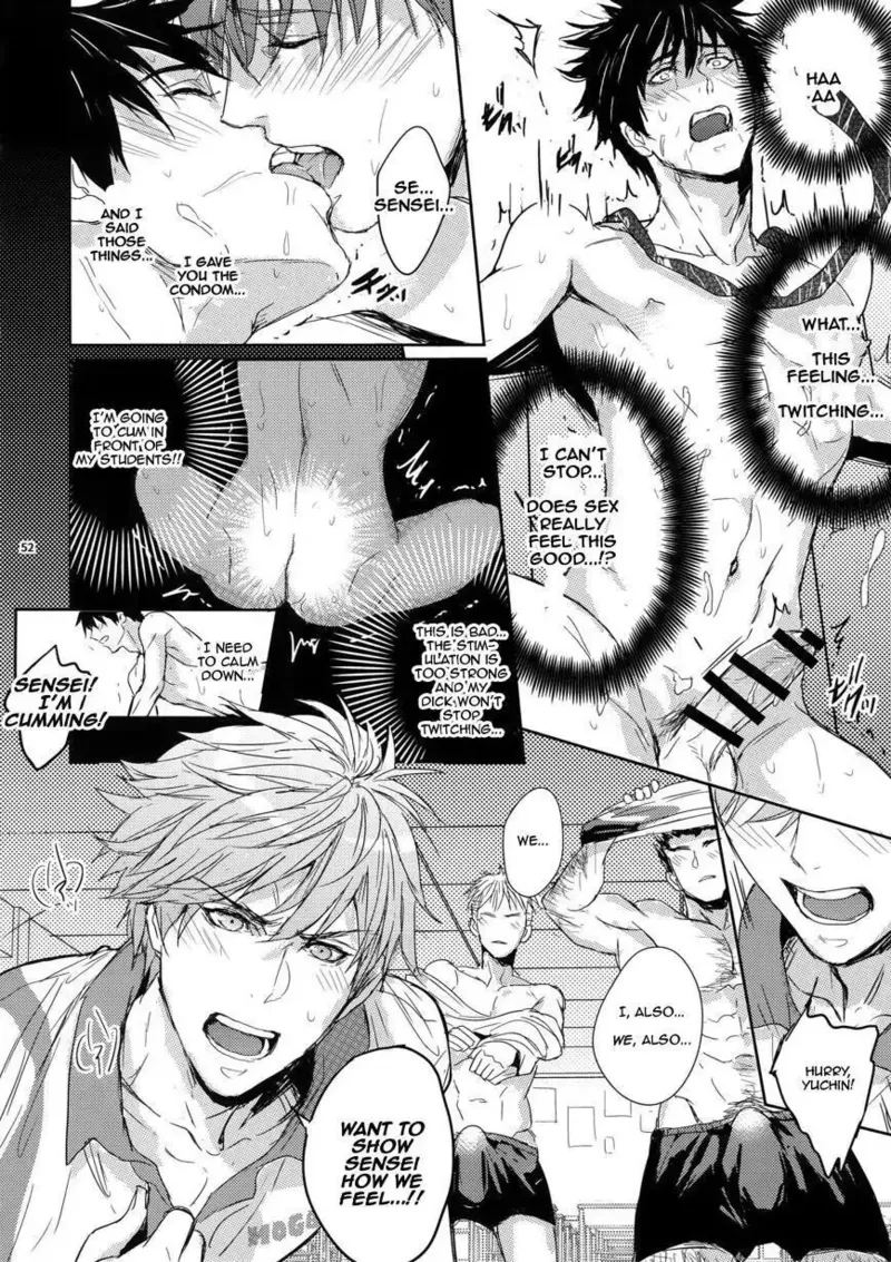 Sensei wa Nekketsu ga Areba Juubunda! page 51 original parody - group anal hentai manga - read online free