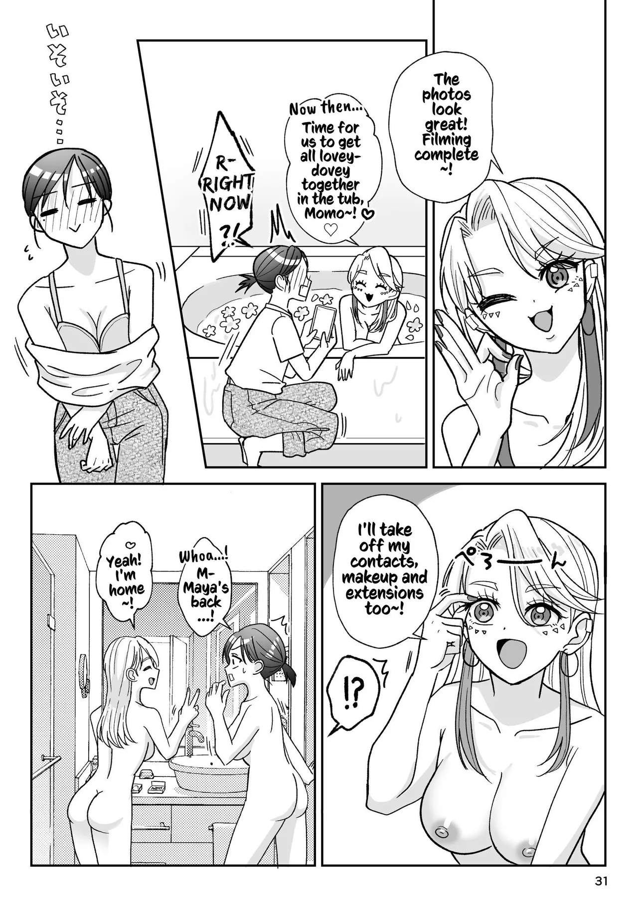 That Woman Next Door Is A Perverted Streamer page 140 original parody - multiple orgasms yuri hentai manga - read online free
