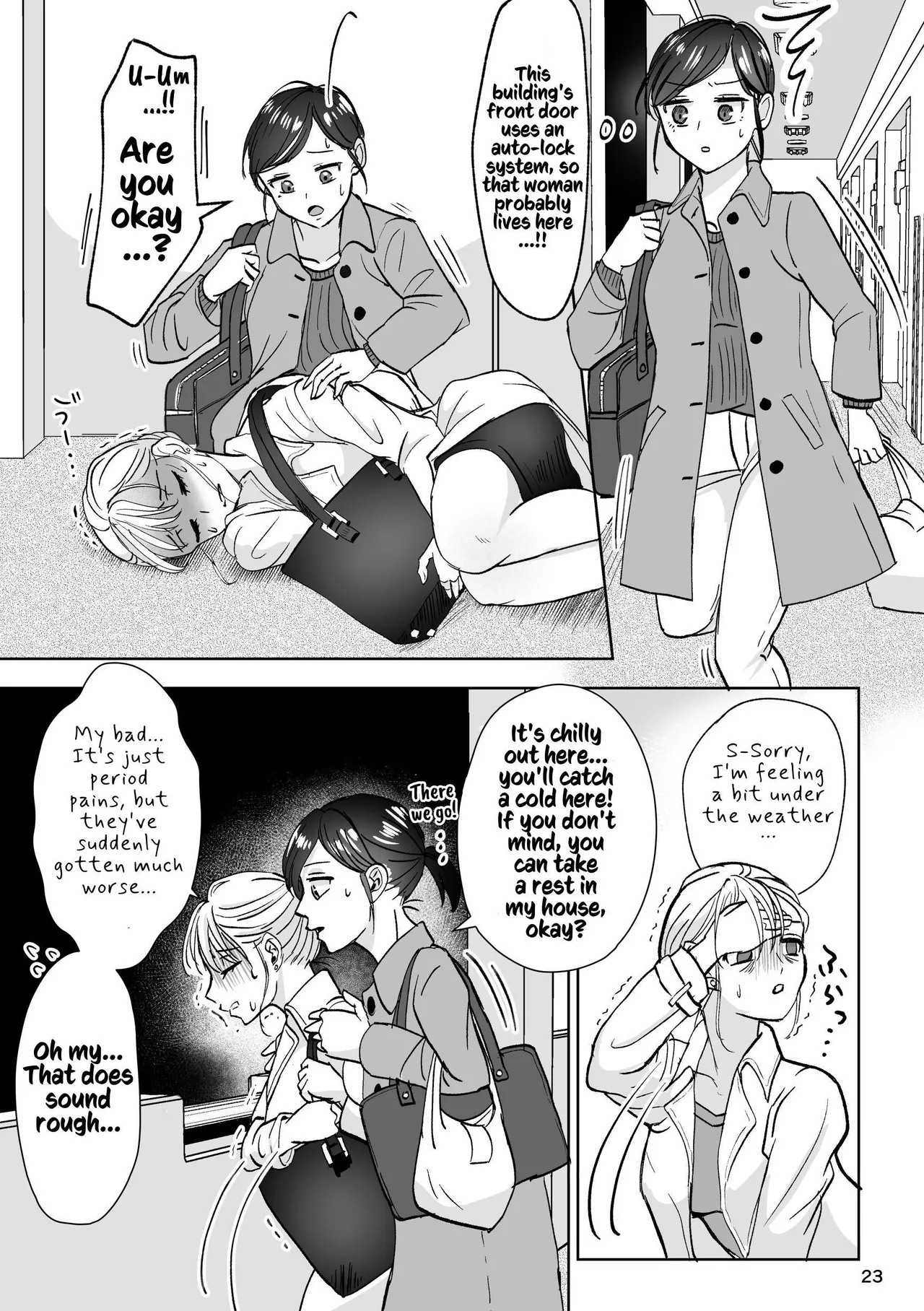 That Woman Next Door Is A Perverted Streamer page 28 original parody - multiple orgasms yuri hentai manga - read online free