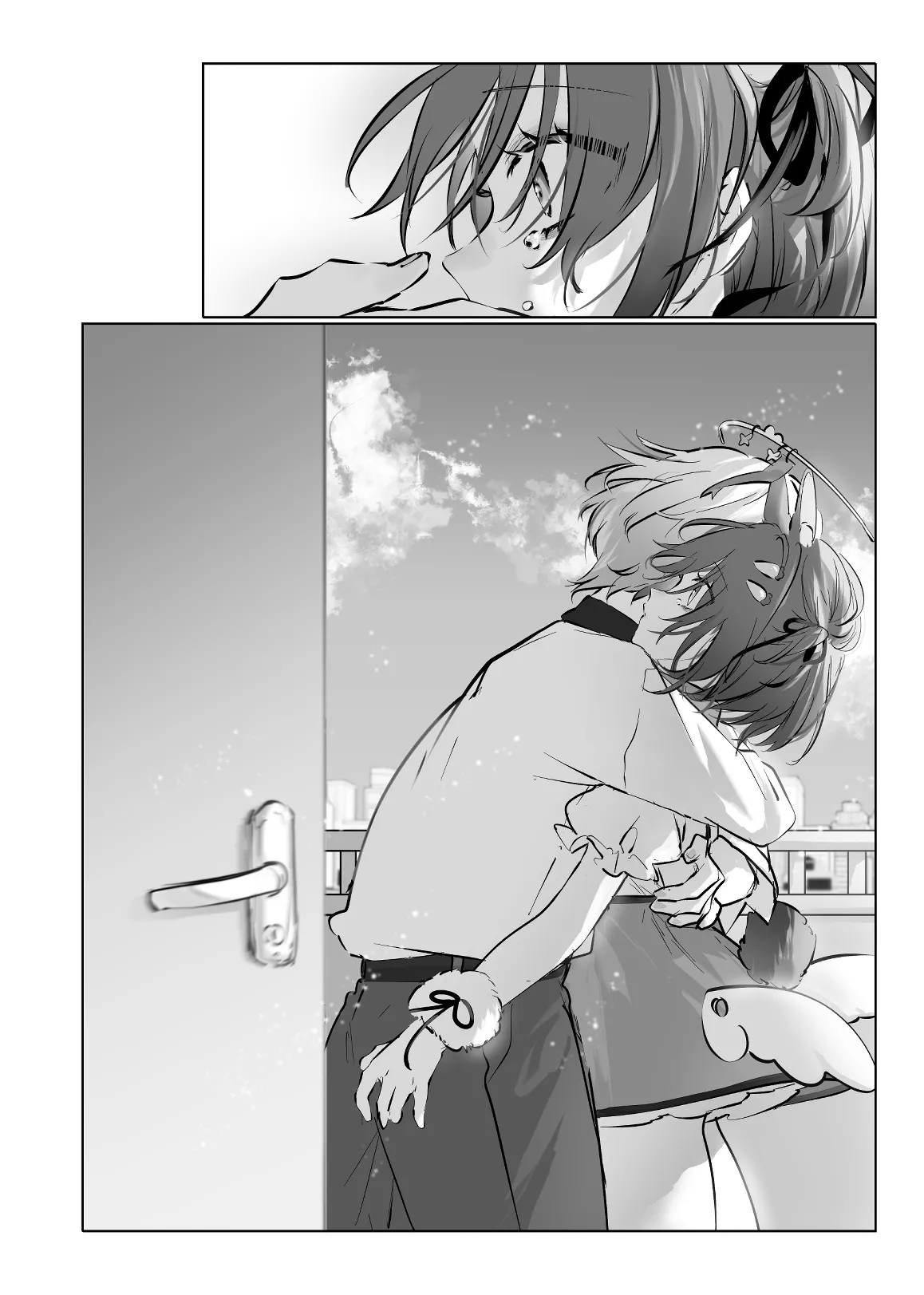 Usa Usa Tenshi no Renai Shiken 2 page 54 original parody - anal crossdressing hentai manga - read online free