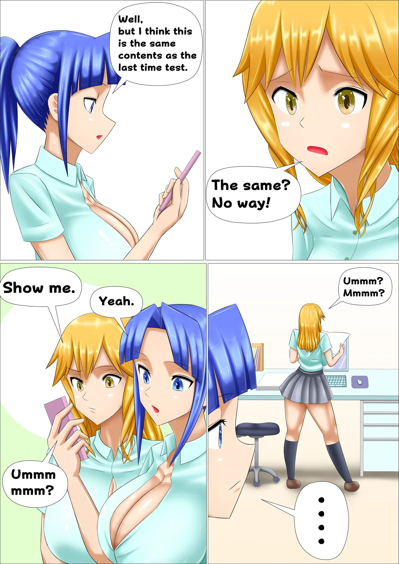 Schoolgirl Femdom page 17 original parody - sole male full color hentai manga - read online free