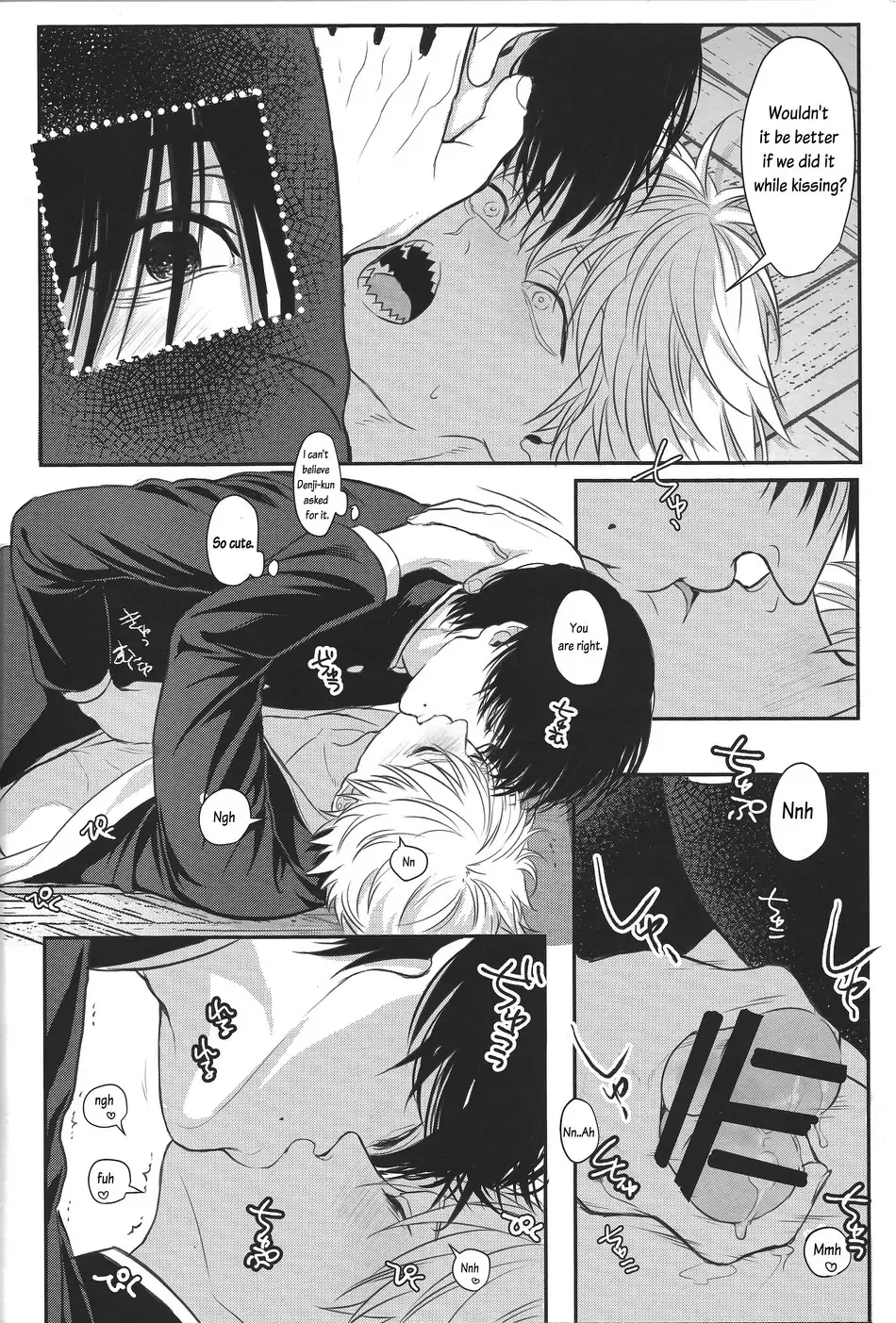 Pleasure page 38 featuring denji chainsaw man parody - unusual teeth kissing hentai manga - read online free