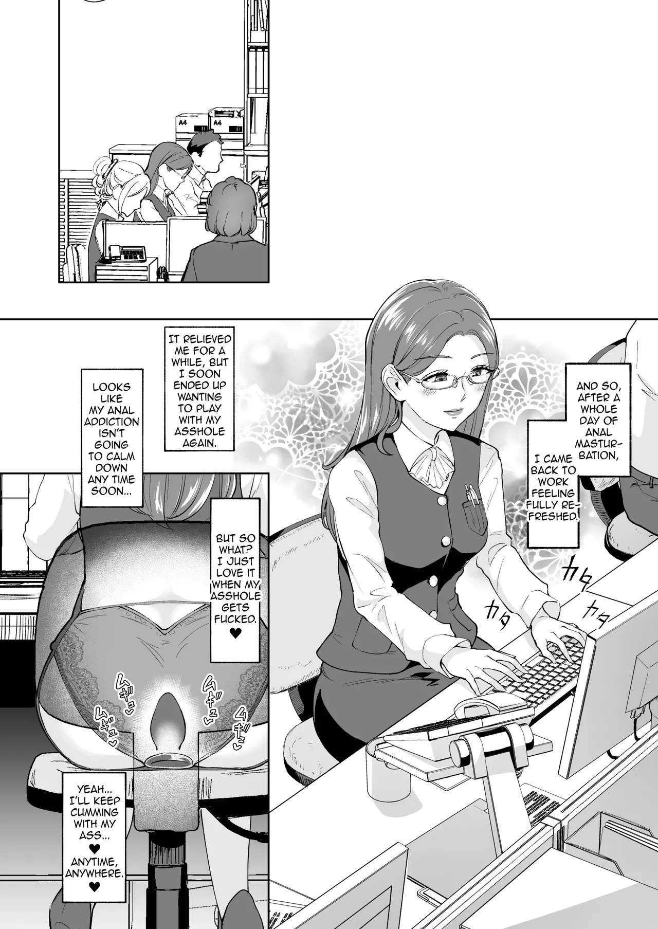 Ketsuananist na Jukujo Shiri page 23 original parody - sole female mosaic censorship hentai manga - read online free