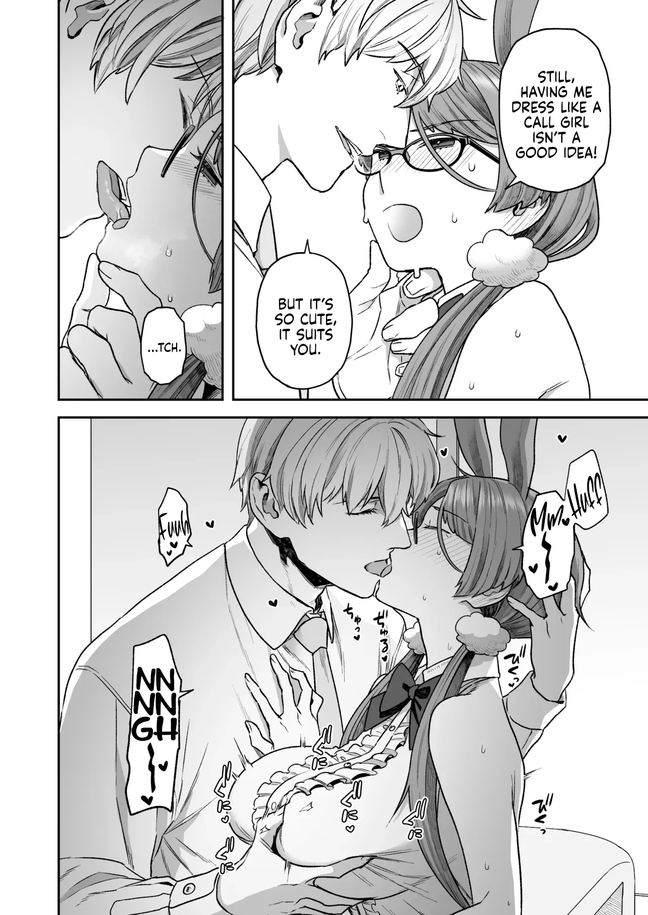 [Sayonara Hornet (Yoshiragi)] Iinchou to Mitsuda-kun no Ouchi de Bunny - Otonashi Kotoha and Mitsuda Makoto Vol.4 | The Bunny Class President at Mitsuda-kun's House - Otonashi Kotoha and Mitsuda Makoto Vol.4 [English] [rez_a] [Digital] page 14 original parody - sole female sole male hentai manga - read online free