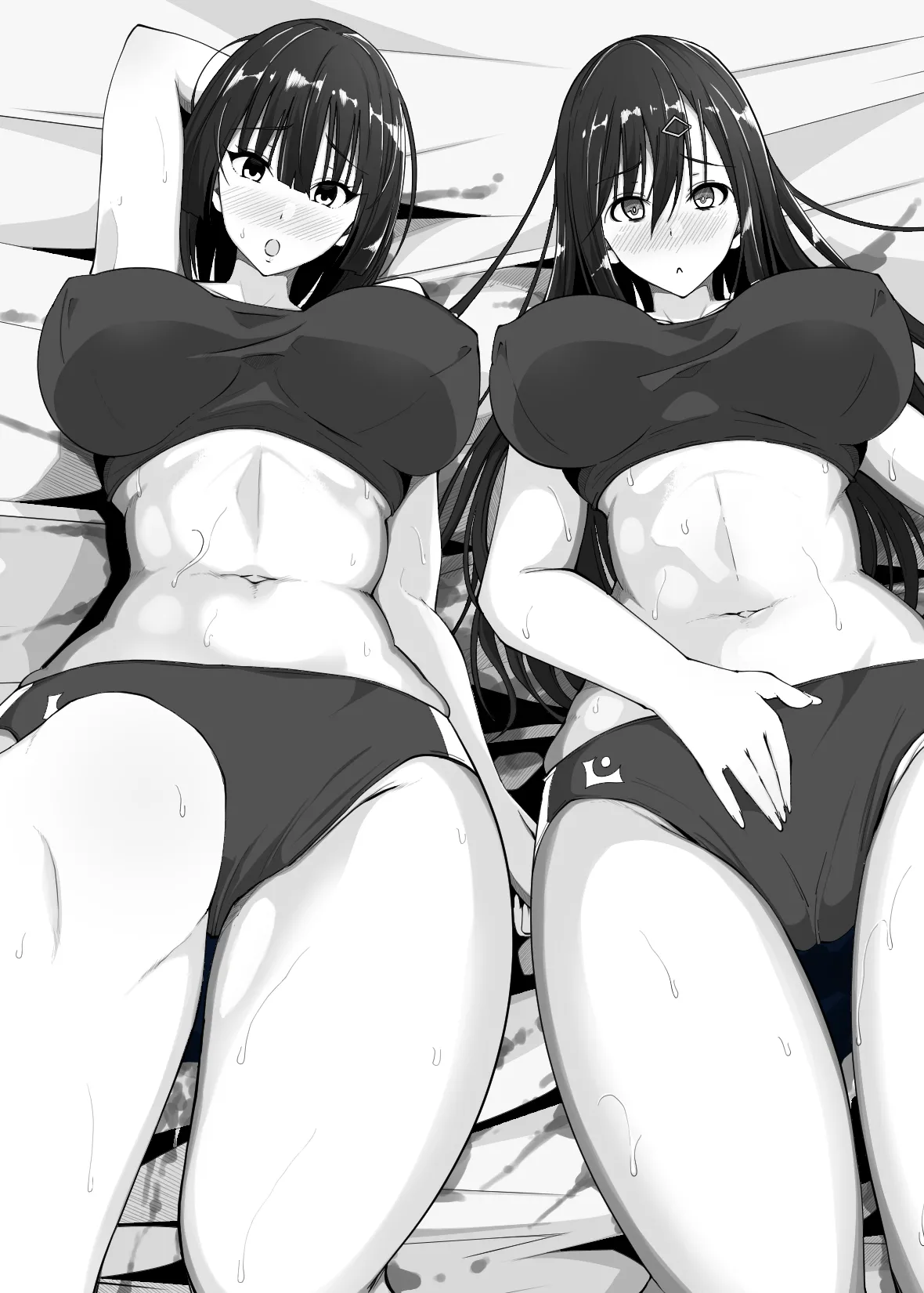 Rikujoubu no Onnanoko ga Oreyou no Seishori Onna ni Natta Hi page 38 original parody - big breasts gymshorts hentai manga - read online free