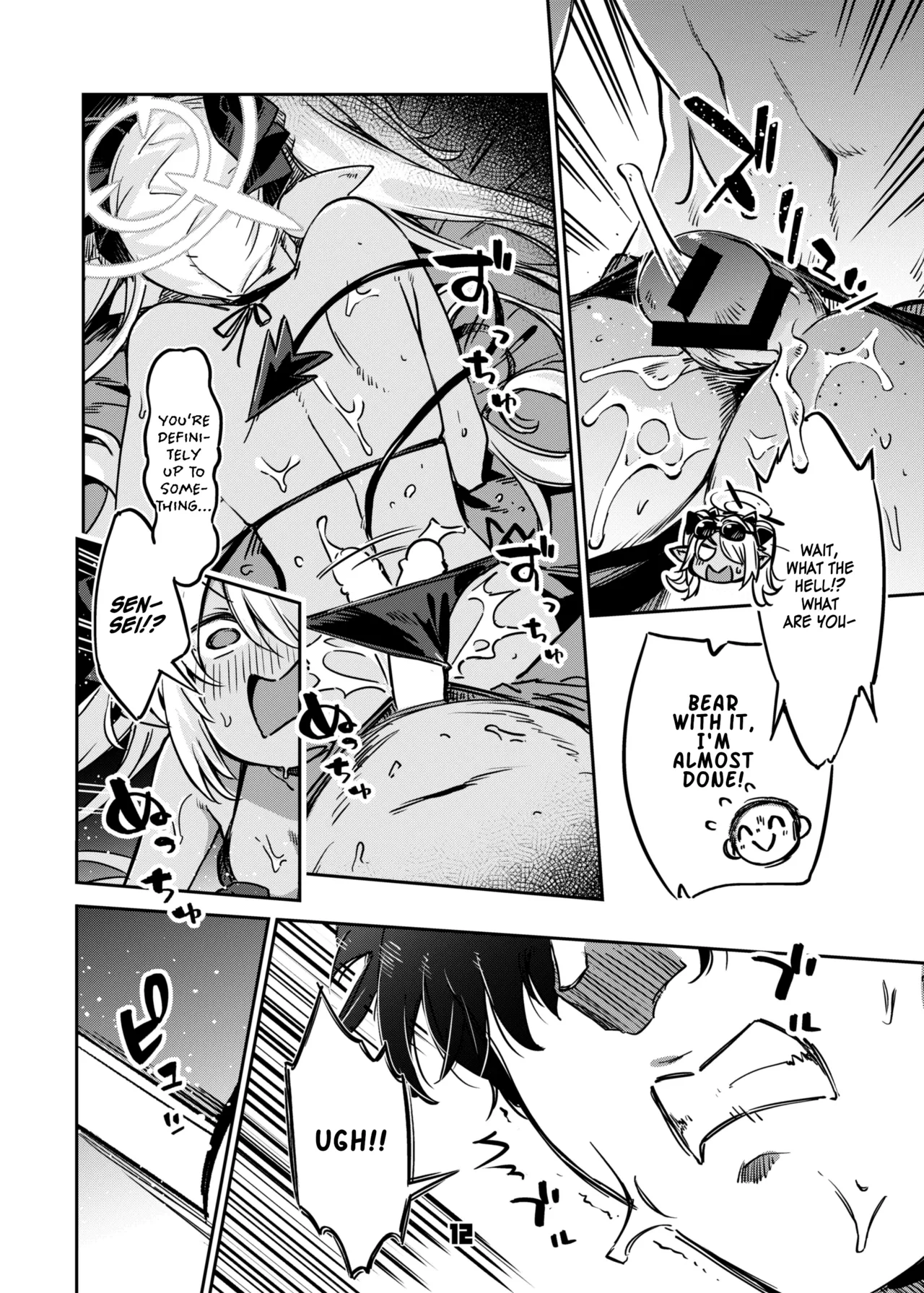 Sensei no Baka! Hentai! Mou Shiranai!! | Idiot! Pervert! Leave me alone!! page 11 featuring sensei blue archive parody - sole female sole male hentai manga - read online free