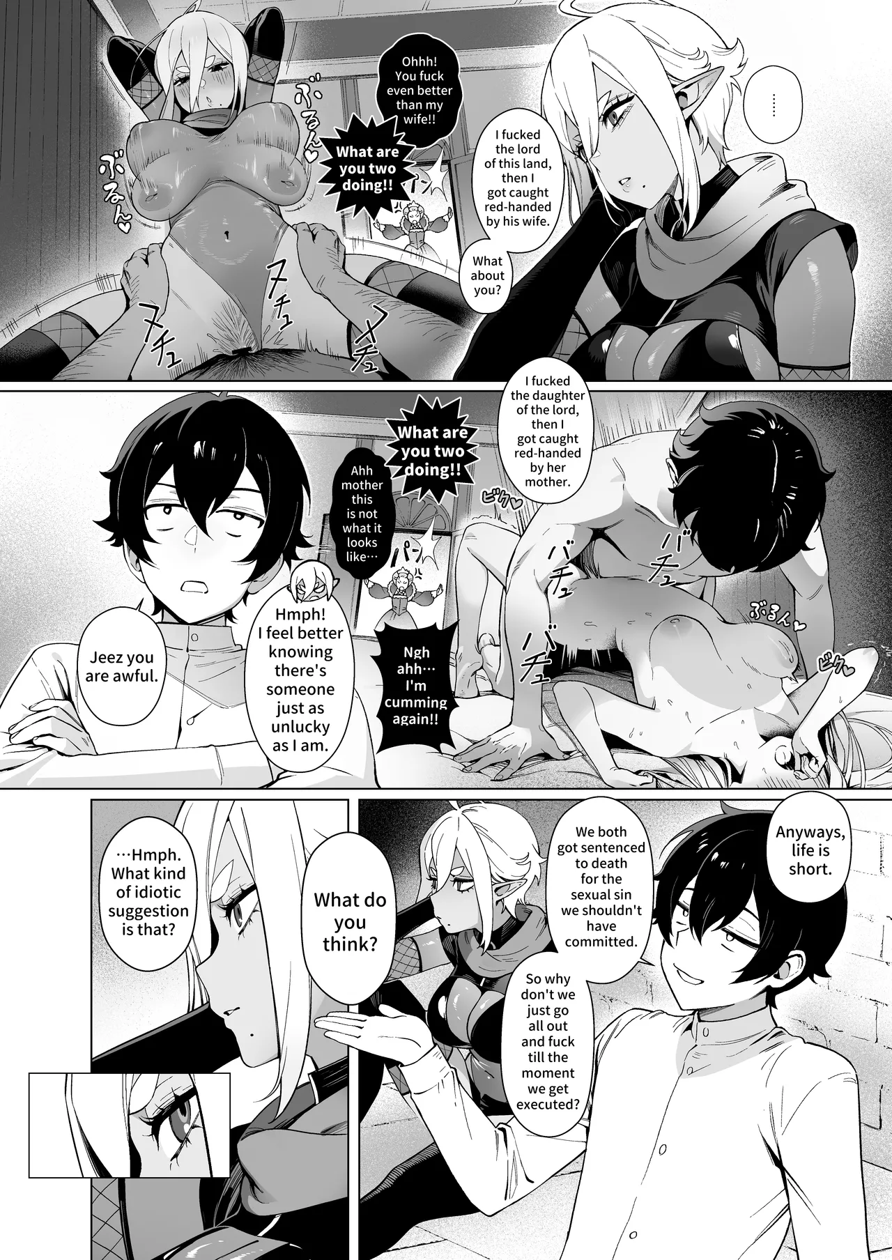 Isekai 100-nin Giri | 100+ Body Counts in Isekai page 14 original parody - beauty mark big breasts hentai manga - read online free