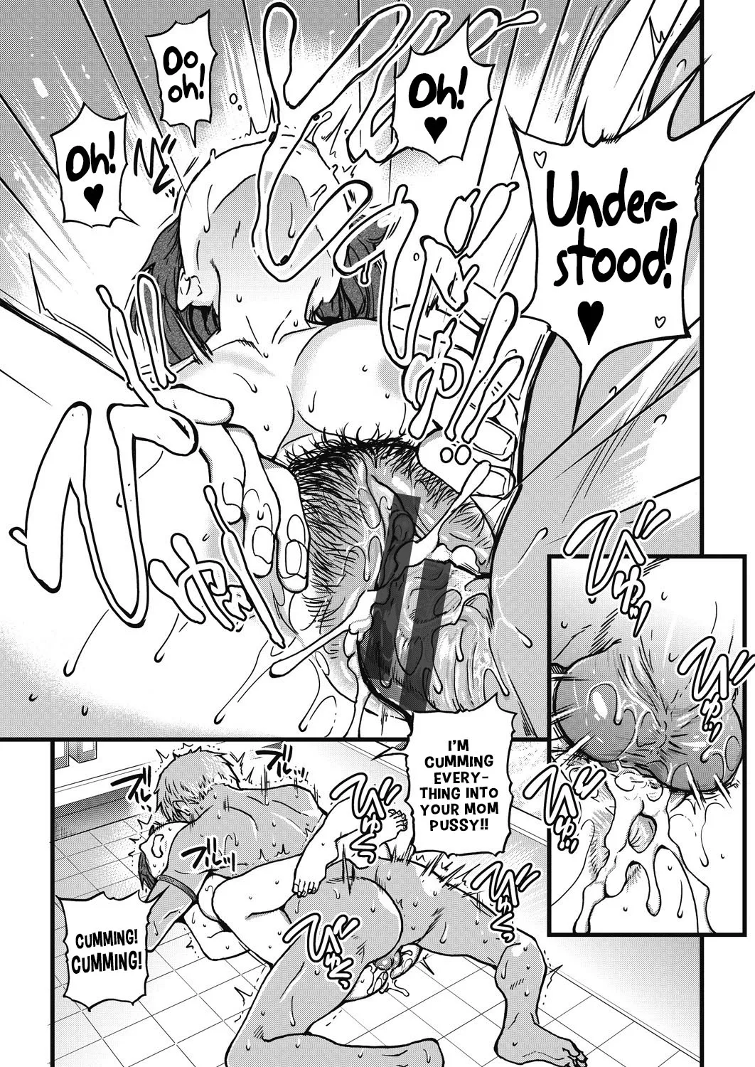 Koko Kara Saki wa Sex Desu!! #10 page 15 - milf sweating hentai manga - read online free