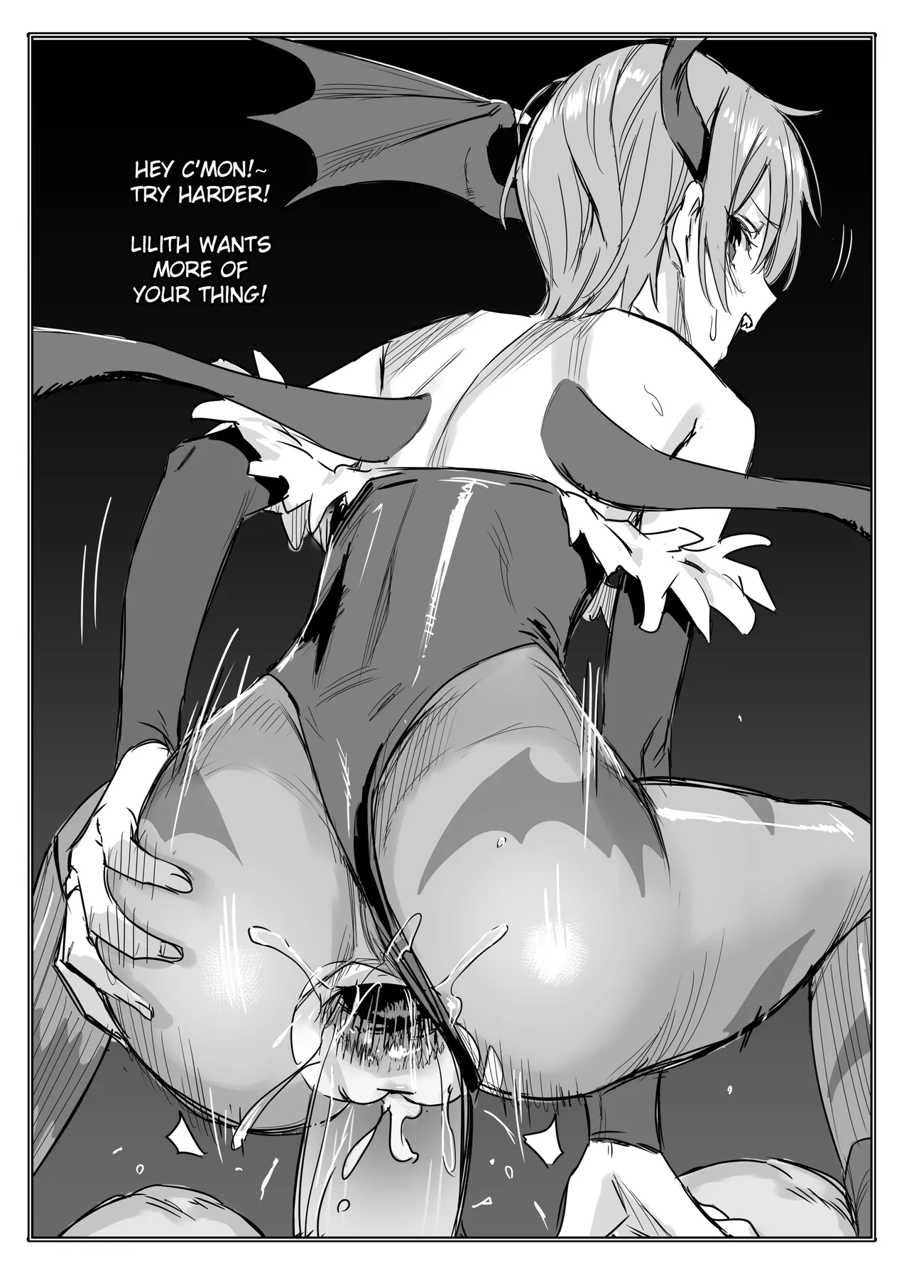 a copybon about a certain succubus sucking out your life force page 10 featuring lilith aensland darkstalkers parody - sole female uncensored hentai manga - read online free