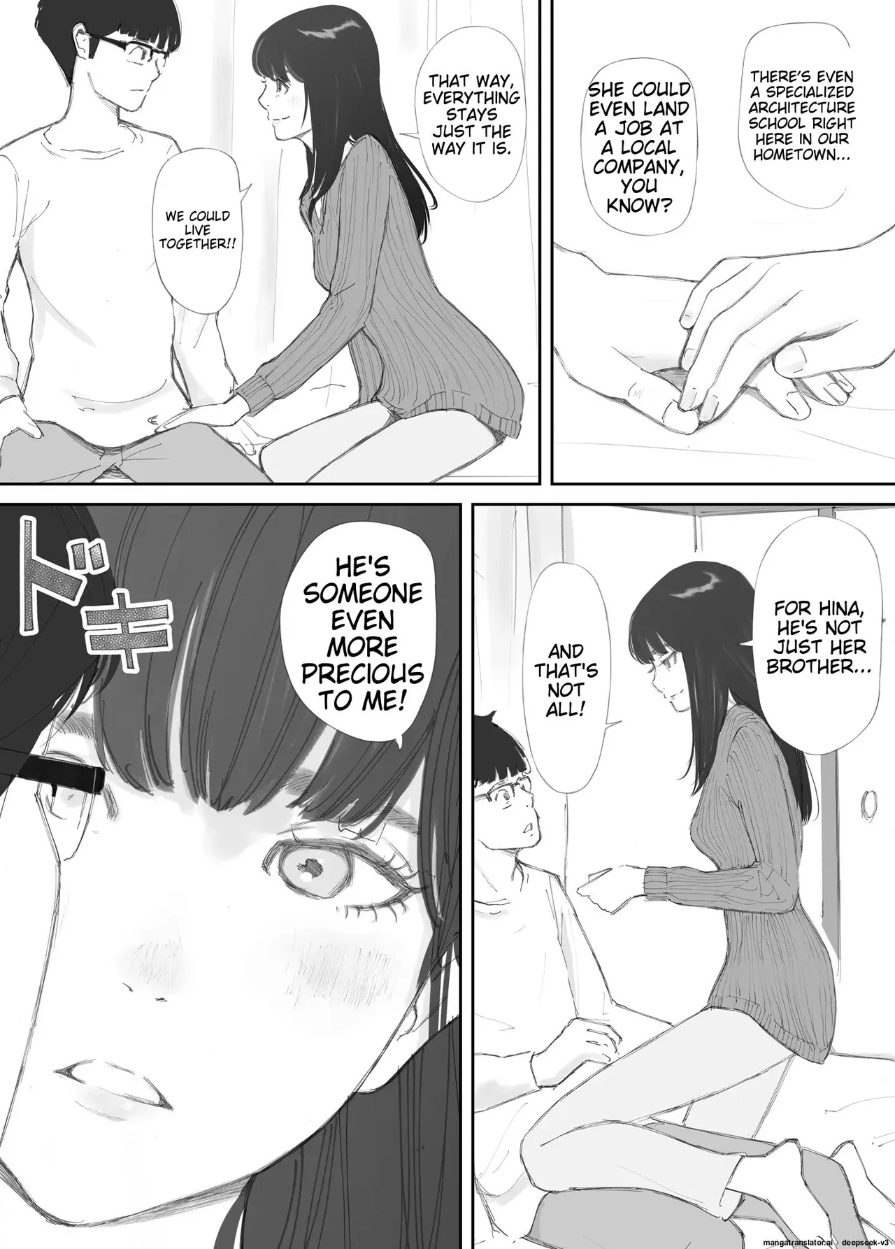 [Nekome Koi] Hadan no Kizuna -Netorareta Gimai- | Broken Bonds: Stepsister Cuckolded [English] page 40 original parody - rough translation defloration hentai manga - read online free