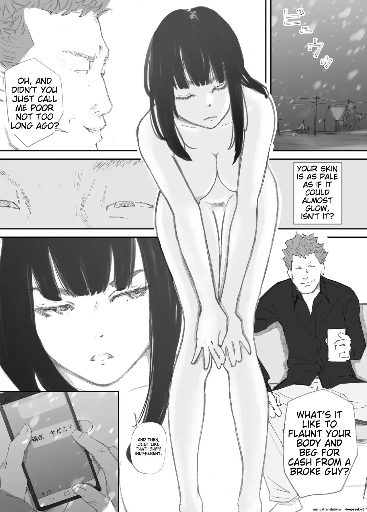[Nekome Koi] Hadan no Kizuna -Netorareta Gimai- | Broken Bonds: Stepsister Cuckolded [English] page 56 original parody - rough translation defloration hentai manga - read online free