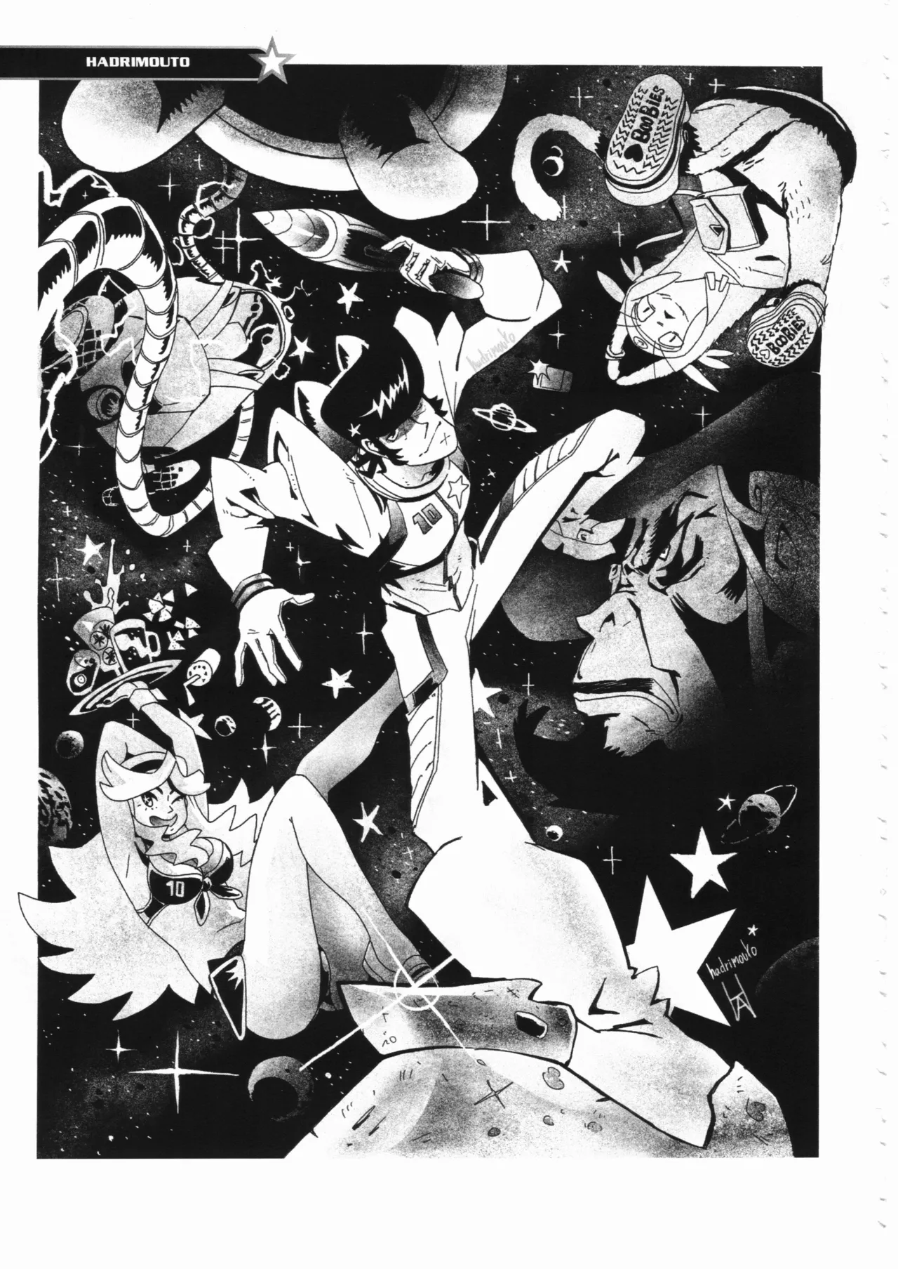 Space dandy 10th anniversary complete interview page 42 space dandy parody - artbook watermarked hentai manga - read online free