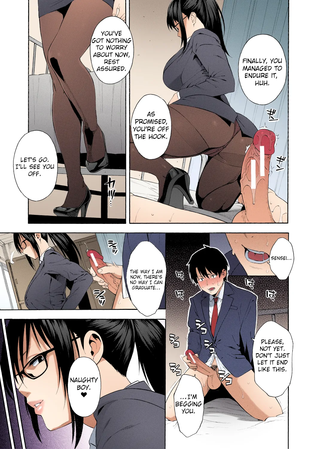 Sotsugyou | Graduation page 25 - business suit handjob hentai manga - read online free