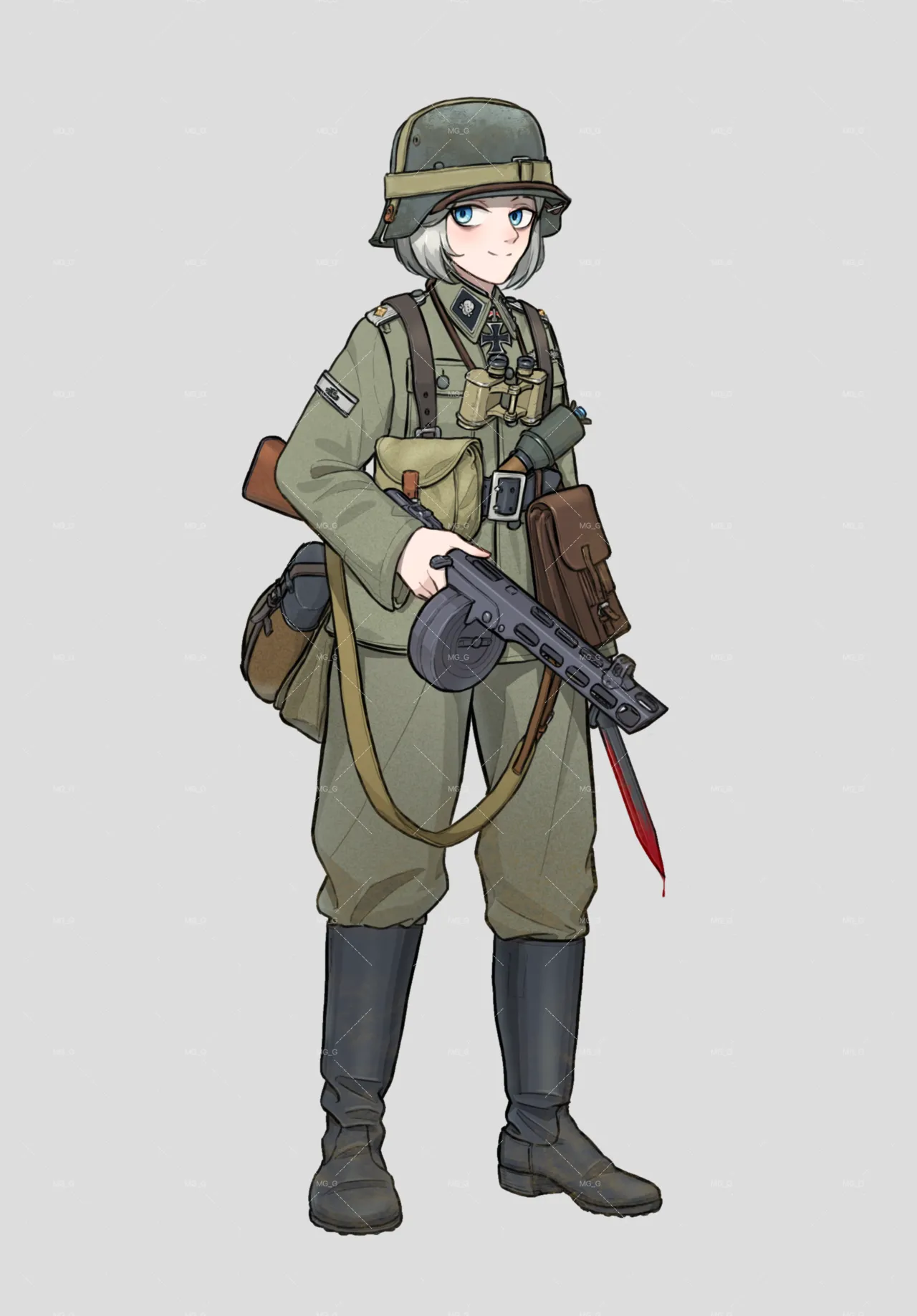 军装少女 page 46 - military hentai manga - read online free