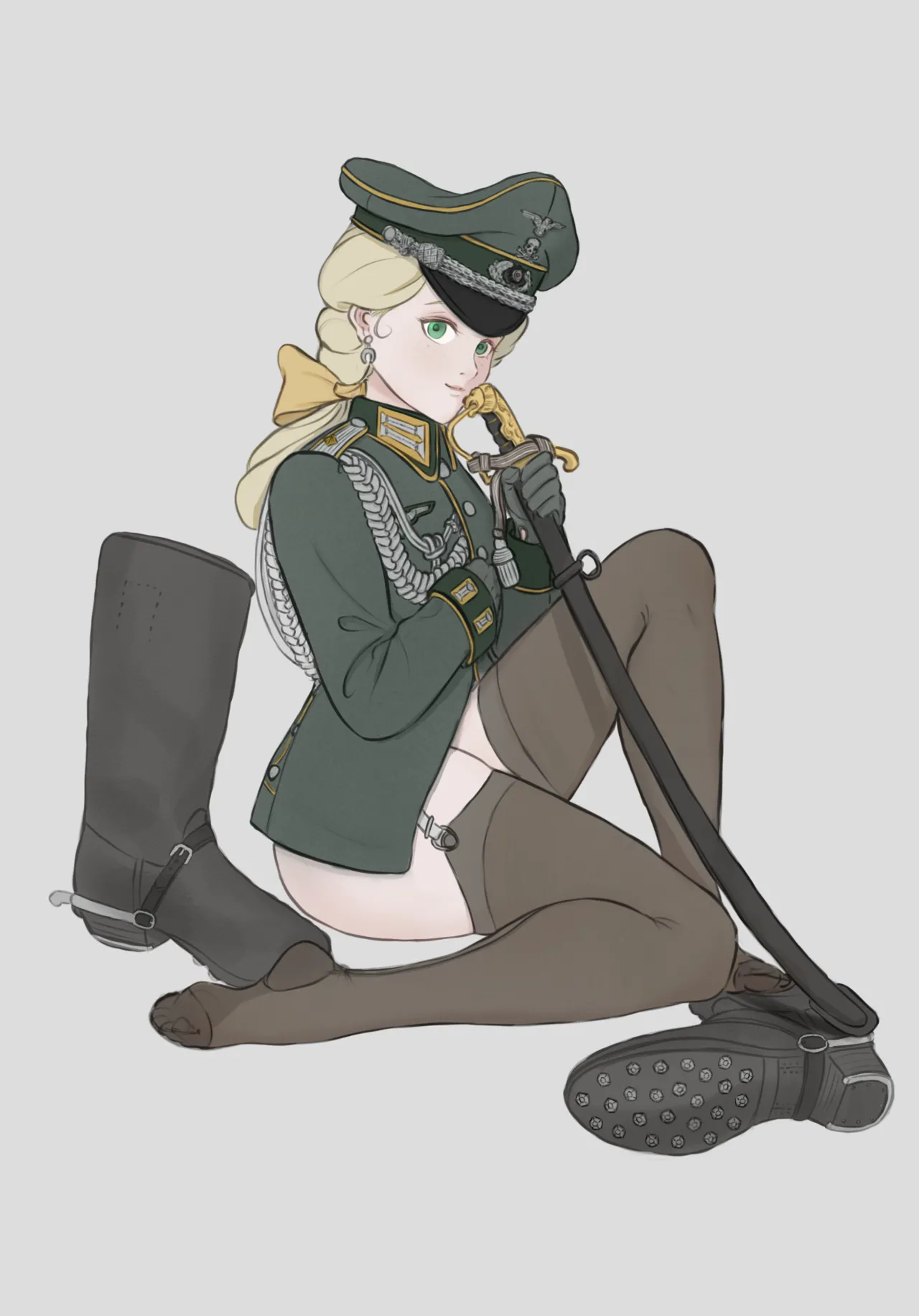 军装少女 page 66 - military hentai manga - read online free